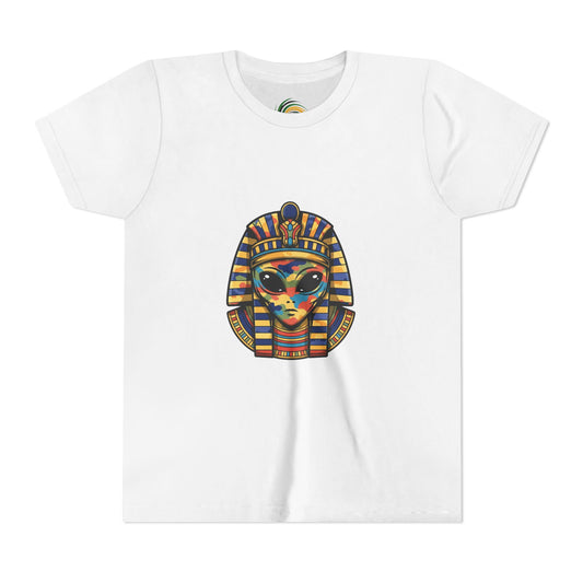 Colorful Pharaoh Youth Tee - Fun Gift, Apparel, Kids Fashion, Egyptian Theme, Summer Wear