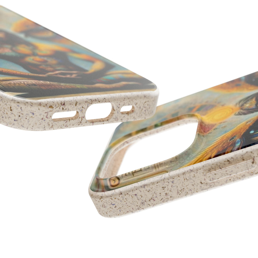 Eco-Friendly Biodegradable Phone Case with Spiritual Design