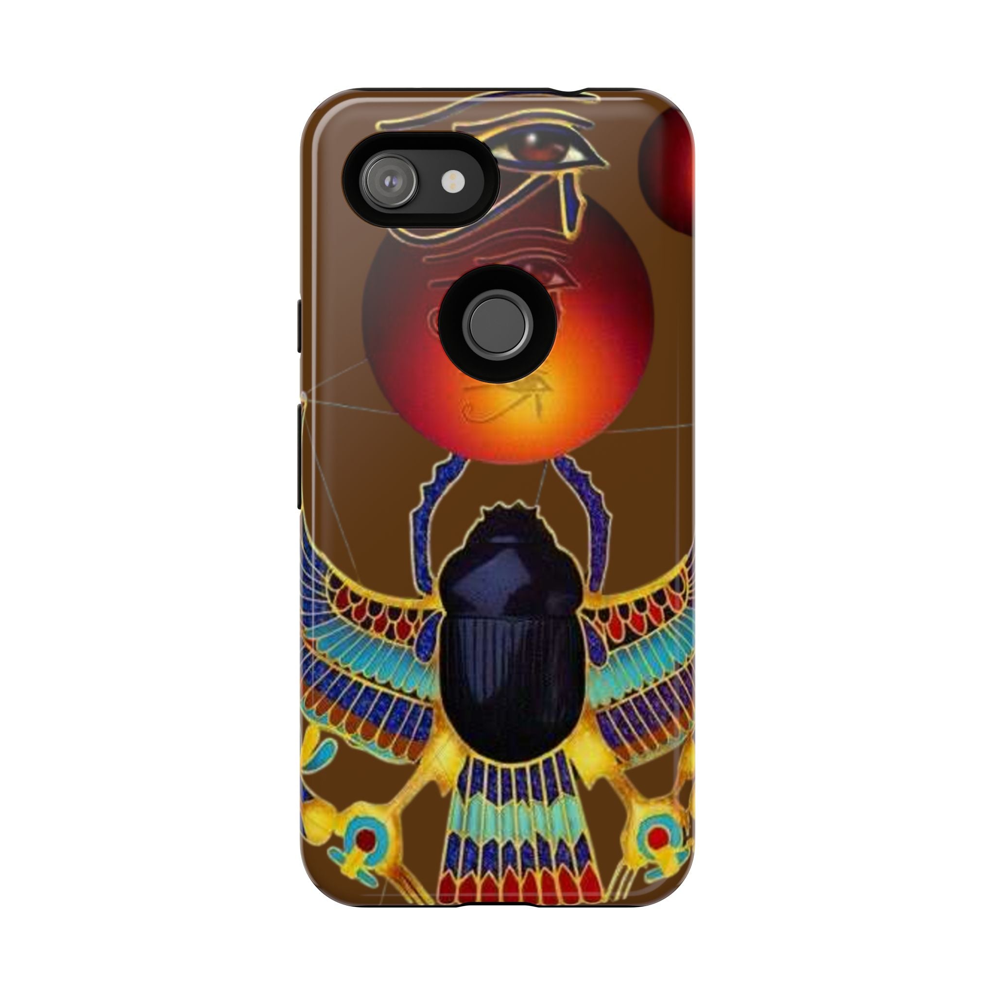 Egyptian Scarab Phone Case | Tough Cases for Unique Style, Protective Cases, Artistic Phone Covers, Gifts for Art Lovers