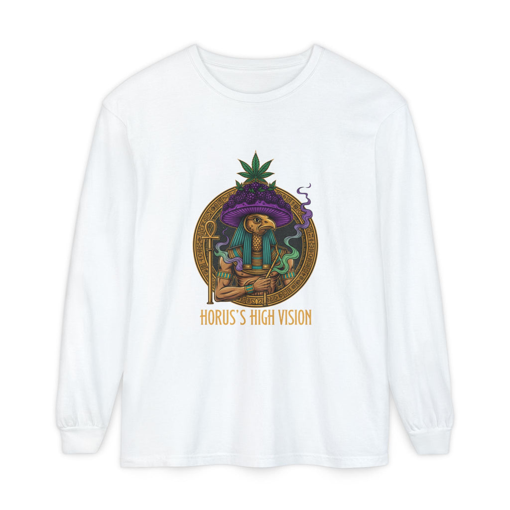 Unisex Garment-dyed Long Sleeve T-Shirt