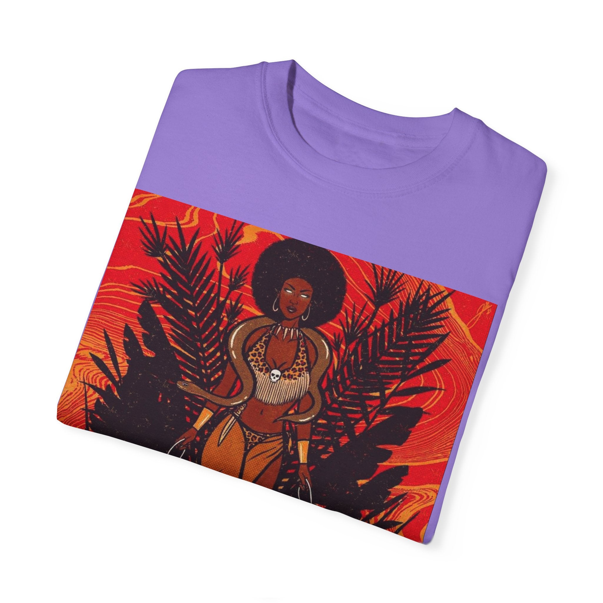 Bold Jungle Goddess Unisex T-Shirt | Vibrant Graphic Tee