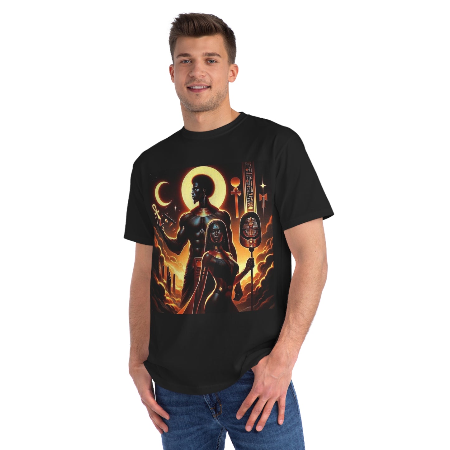 Vibrant Afrocentric Unisex T-Shirt, Cultural Pride Tee, Affirmation Clothing, Gift for Him/Her, Black History T-Shirt
