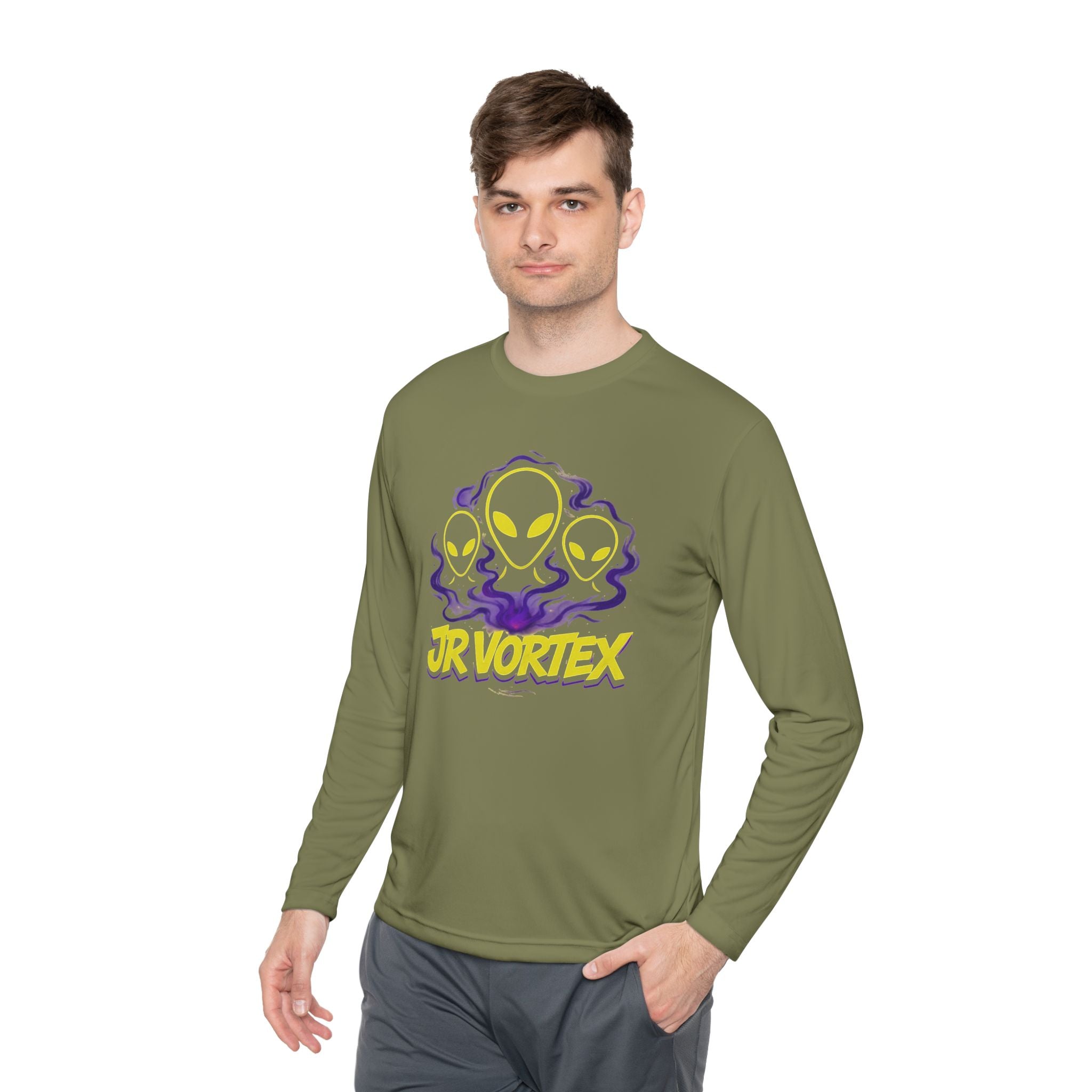 JR Vortex Alien Unisex Lightweight Long Sleeve Tee