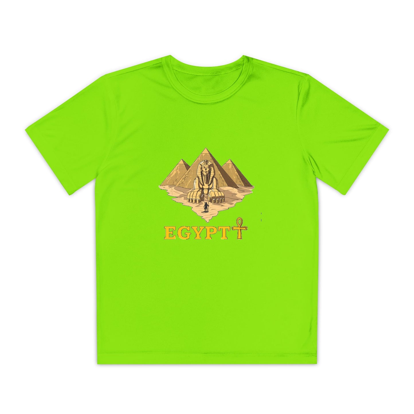 Egyptian Pyramid Youth Tee, Cool Shirt for Kids, Vintage Style Cotton Top, Gift for Birthdays, Travel Enthusiasts, Summer Wear