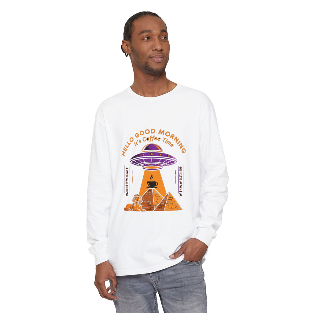 Unisex Garment-dyed Long Sleeve T-Shirt