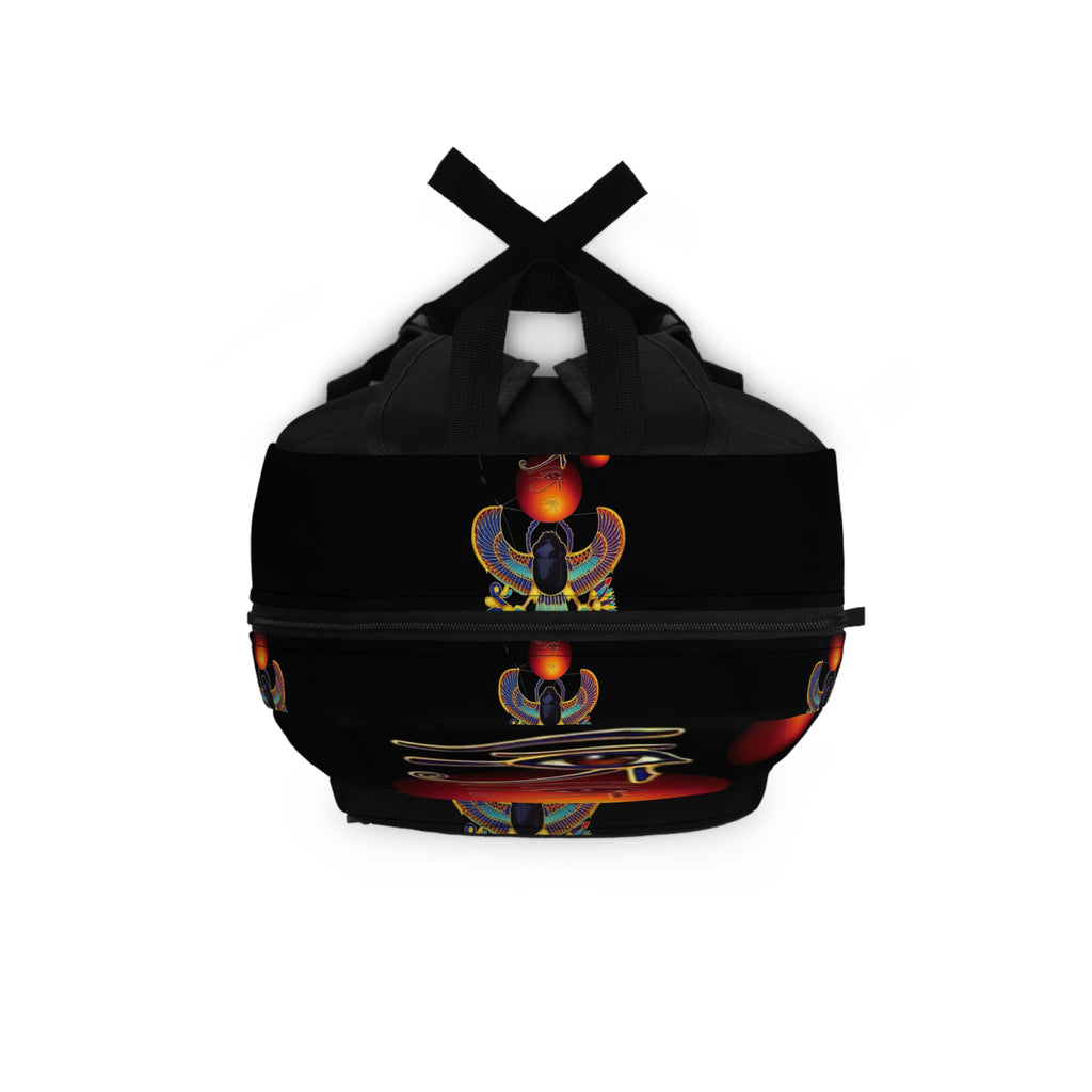 Egyptian-Inspired Art Backpack | Unique School Bag, Ethnic Print, Trendy Travel, Festival Accessory, Stylish Daily Carry