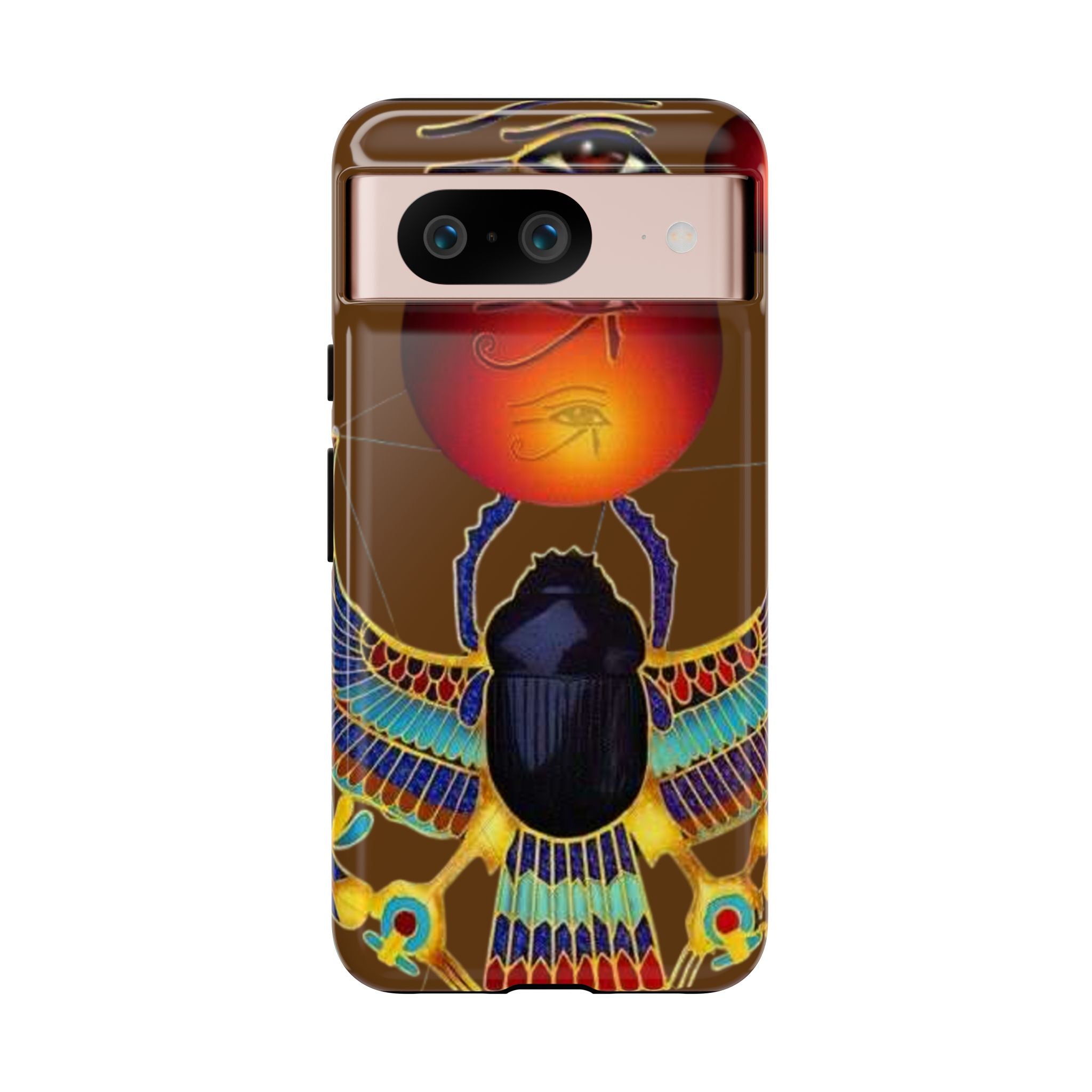 Egyptian Scarab Phone Case | Tough Cases for Unique Style, Protective Cases, Artistic Phone Covers, Gifts for Art Lovers