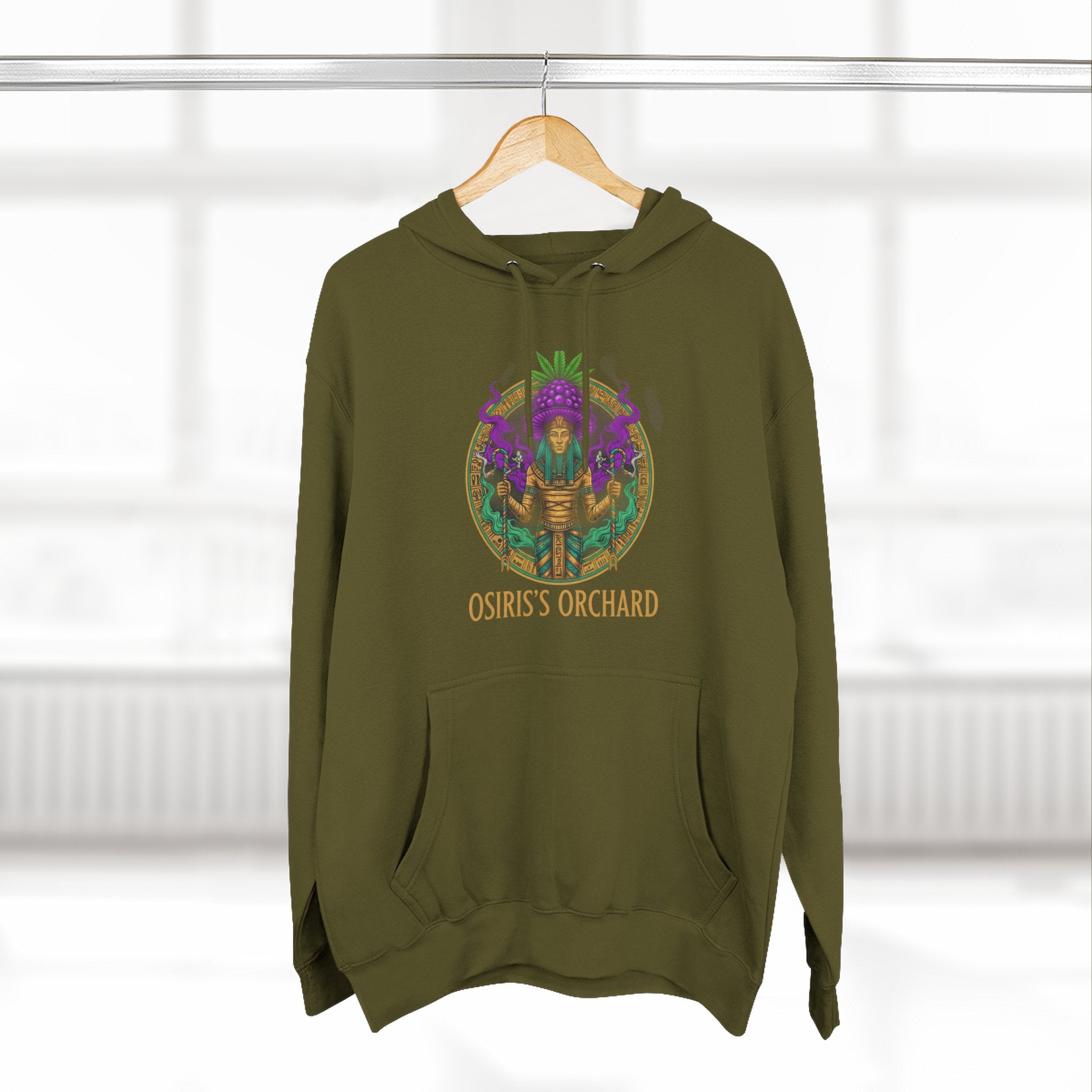 Osiris's Orchard Hoodie – Egyptian Mythology Graphic Pullover