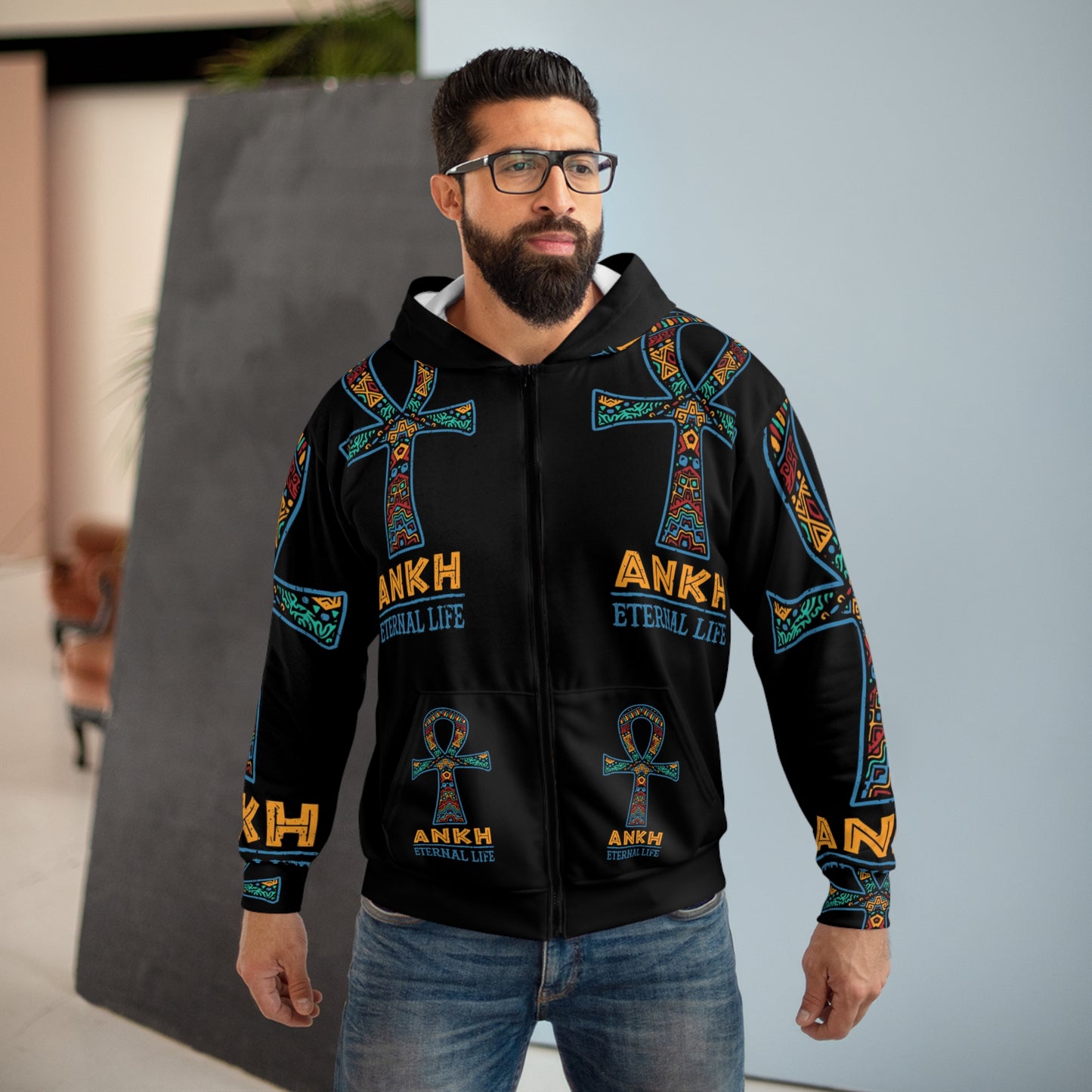 Unisex Zip Hoodie (AOP)