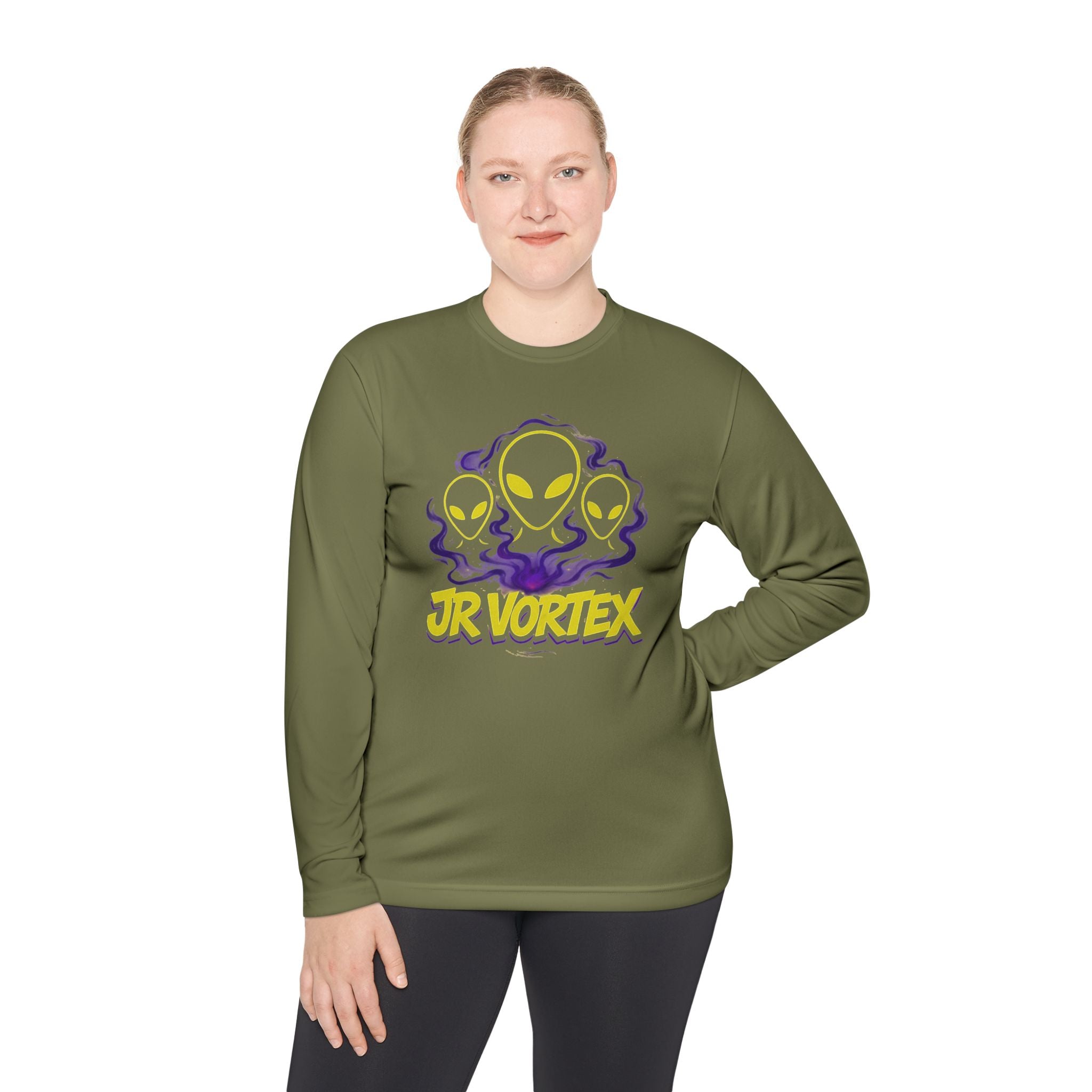JR Vortex Alien Unisex Lightweight Long Sleeve Tee