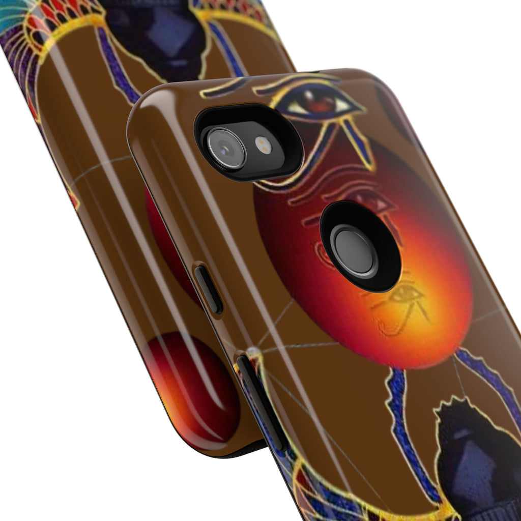 Egyptian Scarab Phone Case | Tough Cases for Unique Style, Protective Cases, Artistic Phone Covers, Gifts for Art Lovers