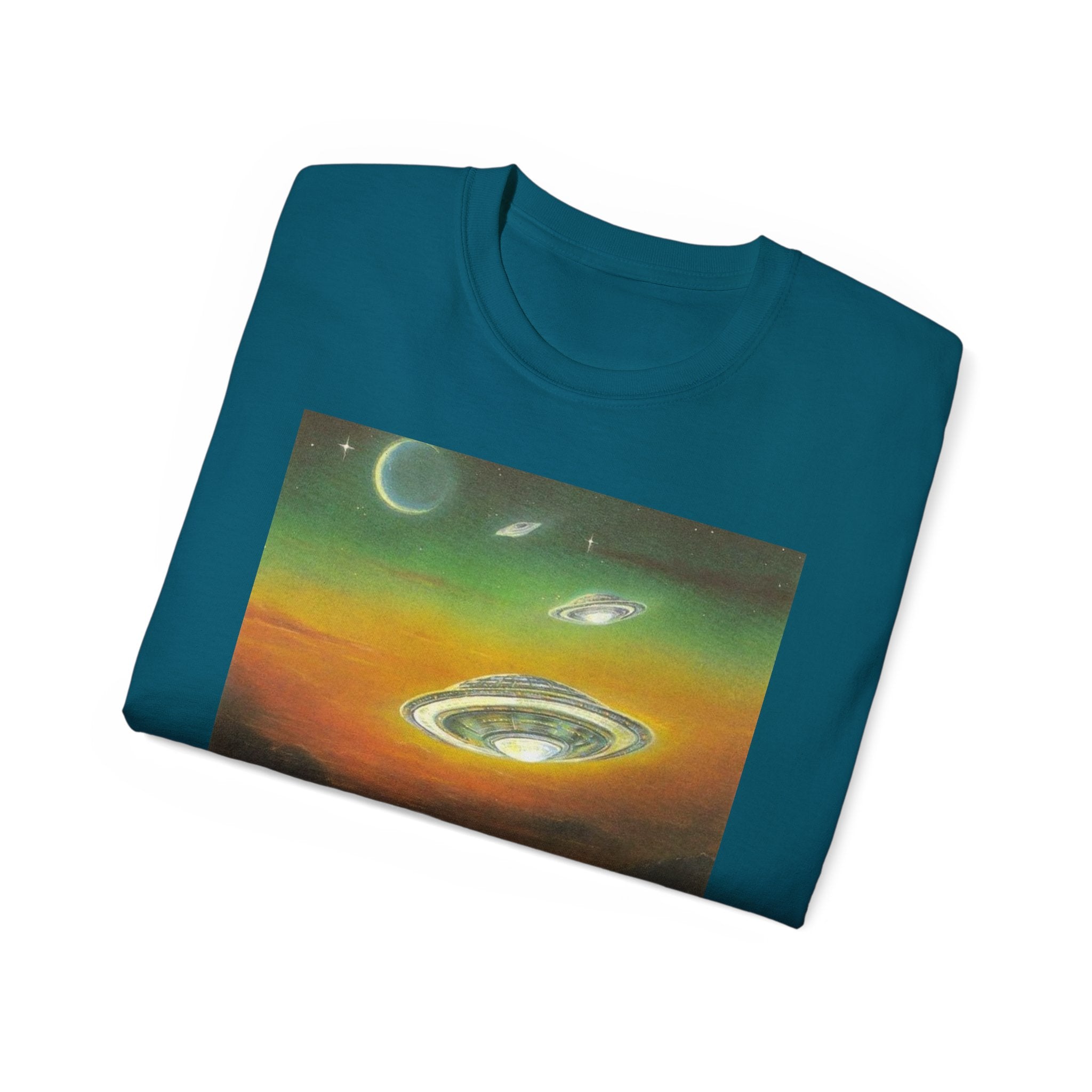 T-Shirt Dolphins UFOs Unisex Tee