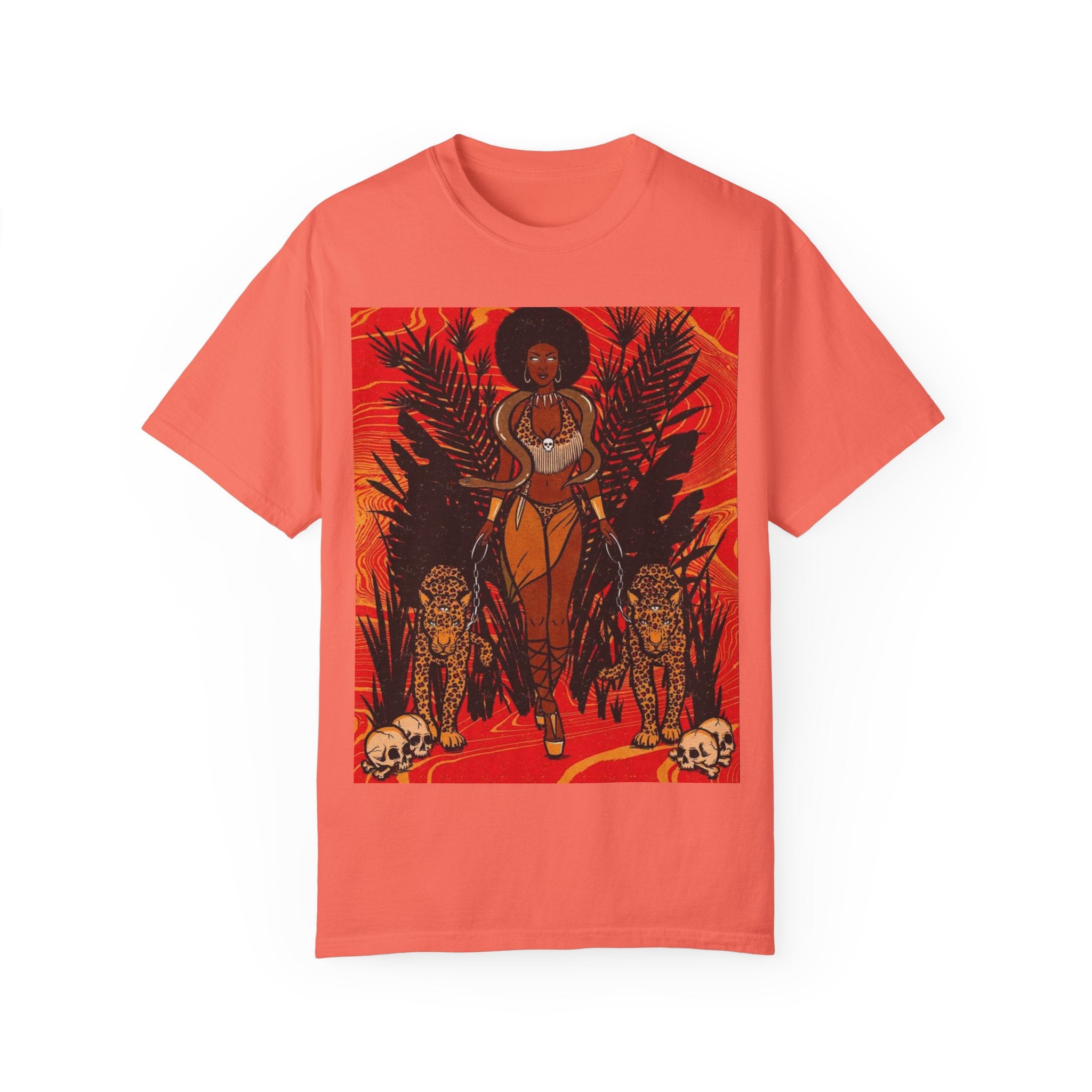 Bold Jungle Goddess Unisex T-Shirt | Vibrant Graphic Tee