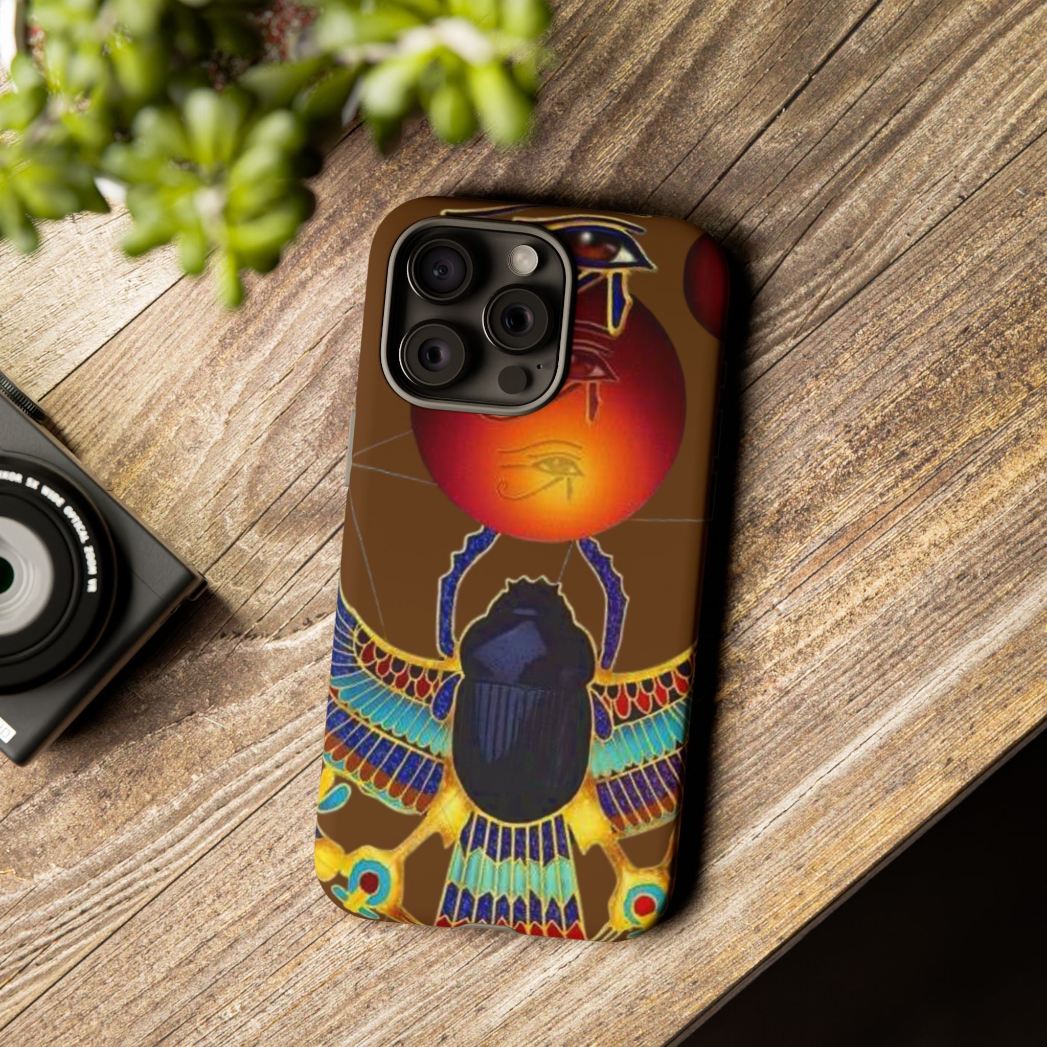 Egyptian Scarab Phone Case | Tough Cases for Unique Style, Protective Cases, Artistic Phone Covers, Gifts for Art Lovers