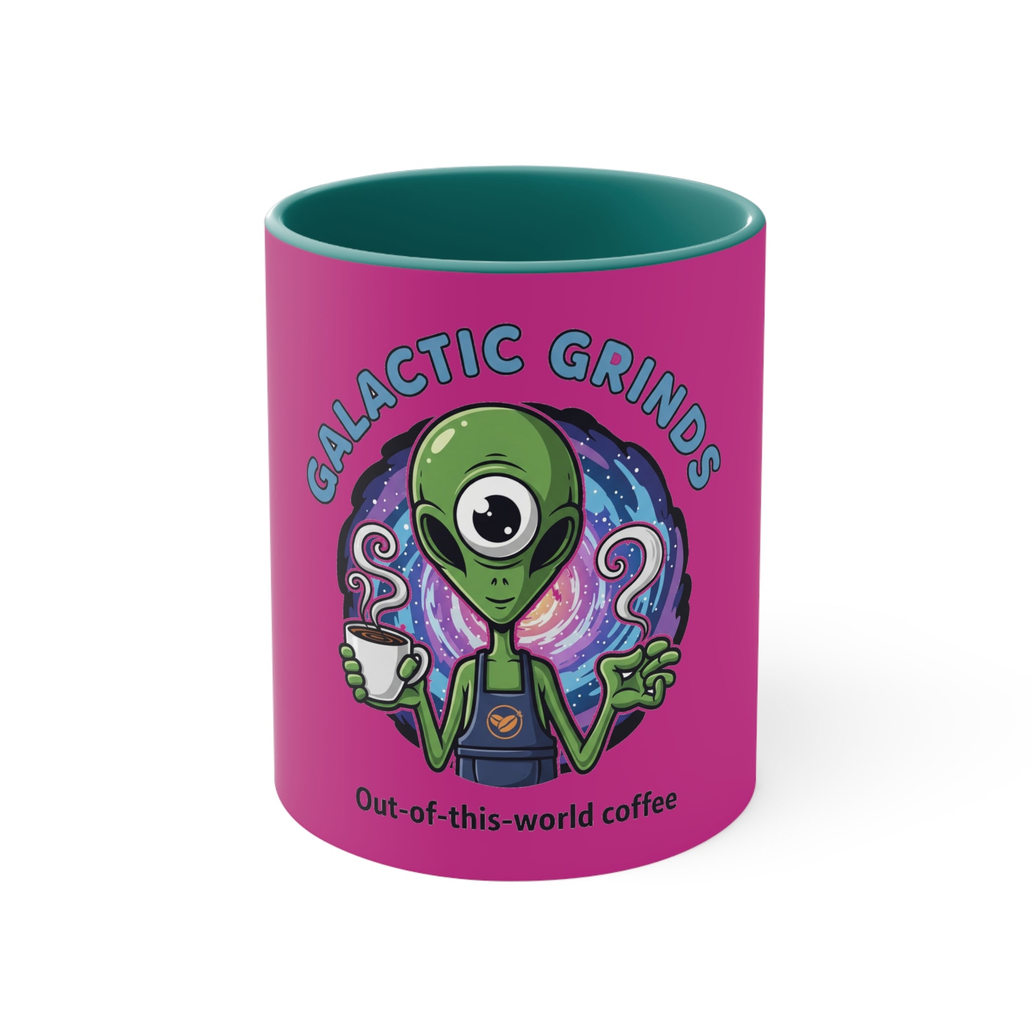 Galactic Grinds Alien Accent Mug | Fun Coffee Lover Gift | Unique Space-Themed Drinkware | Quirky Kitchen Decor | Perfect for [...]