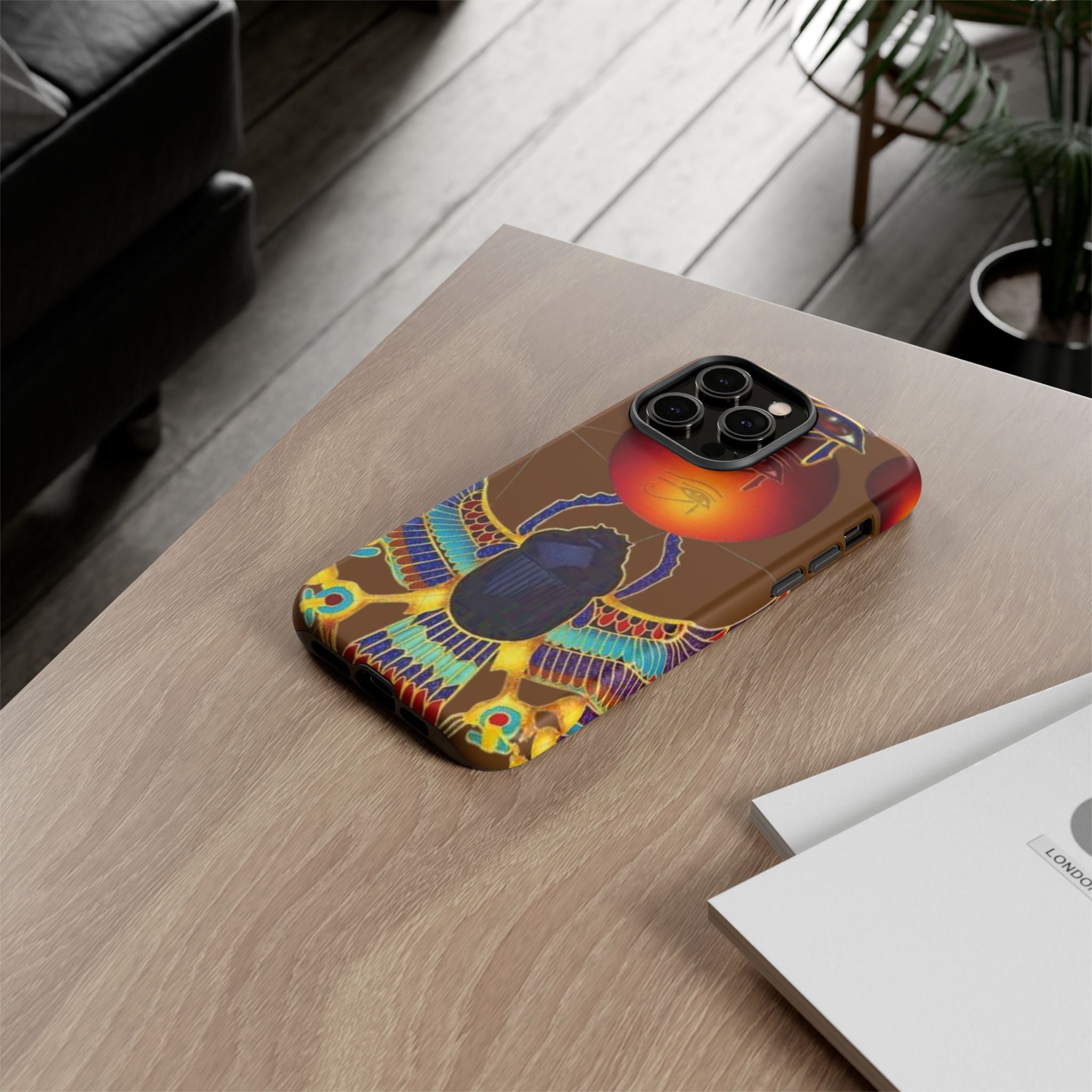 Egyptian Scarab Phone Case | Tough Cases for Unique Style, Protective Cases, Artistic Phone Covers, Gifts for Art Lovers