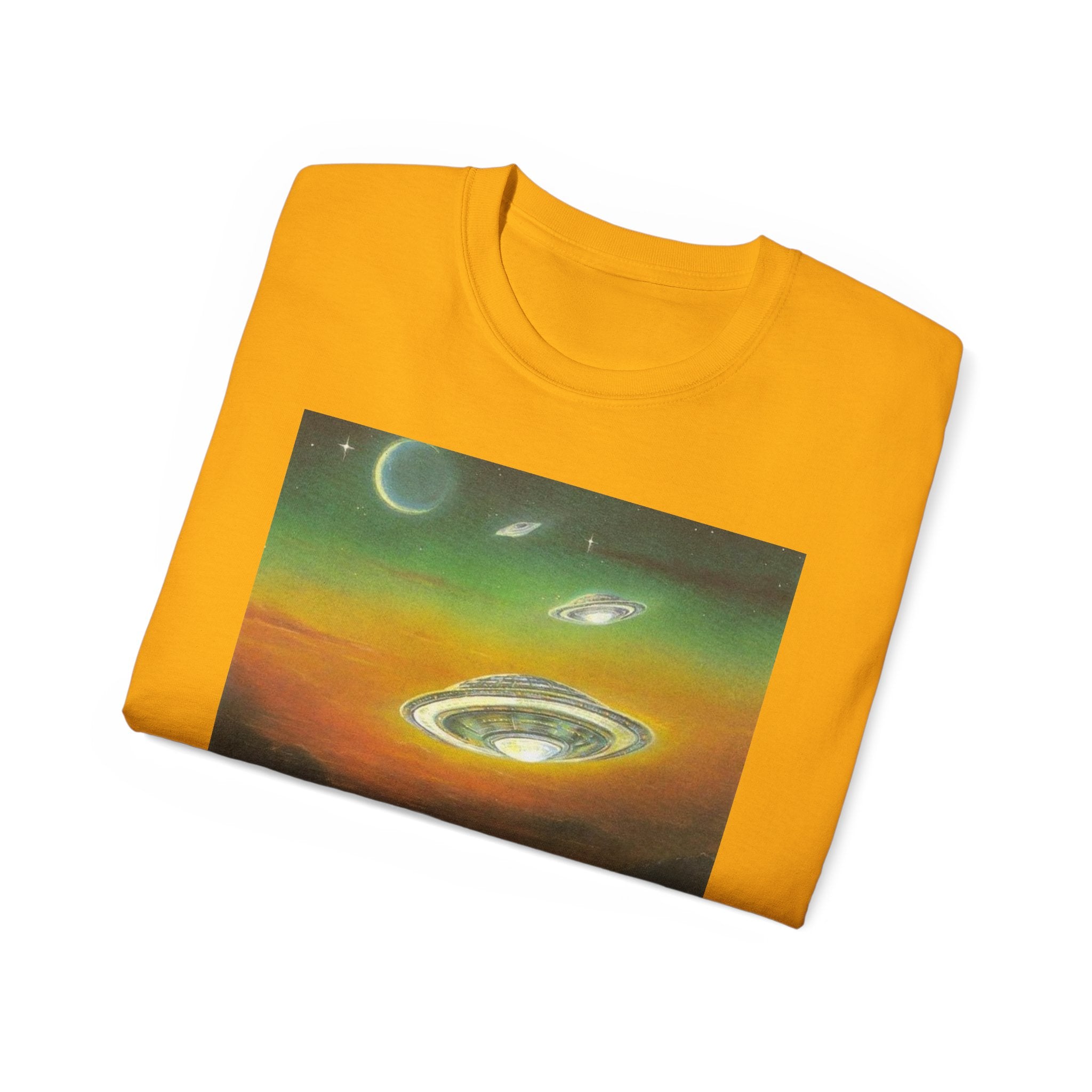 T-Shirt Dolphins UFOs Unisex Tee