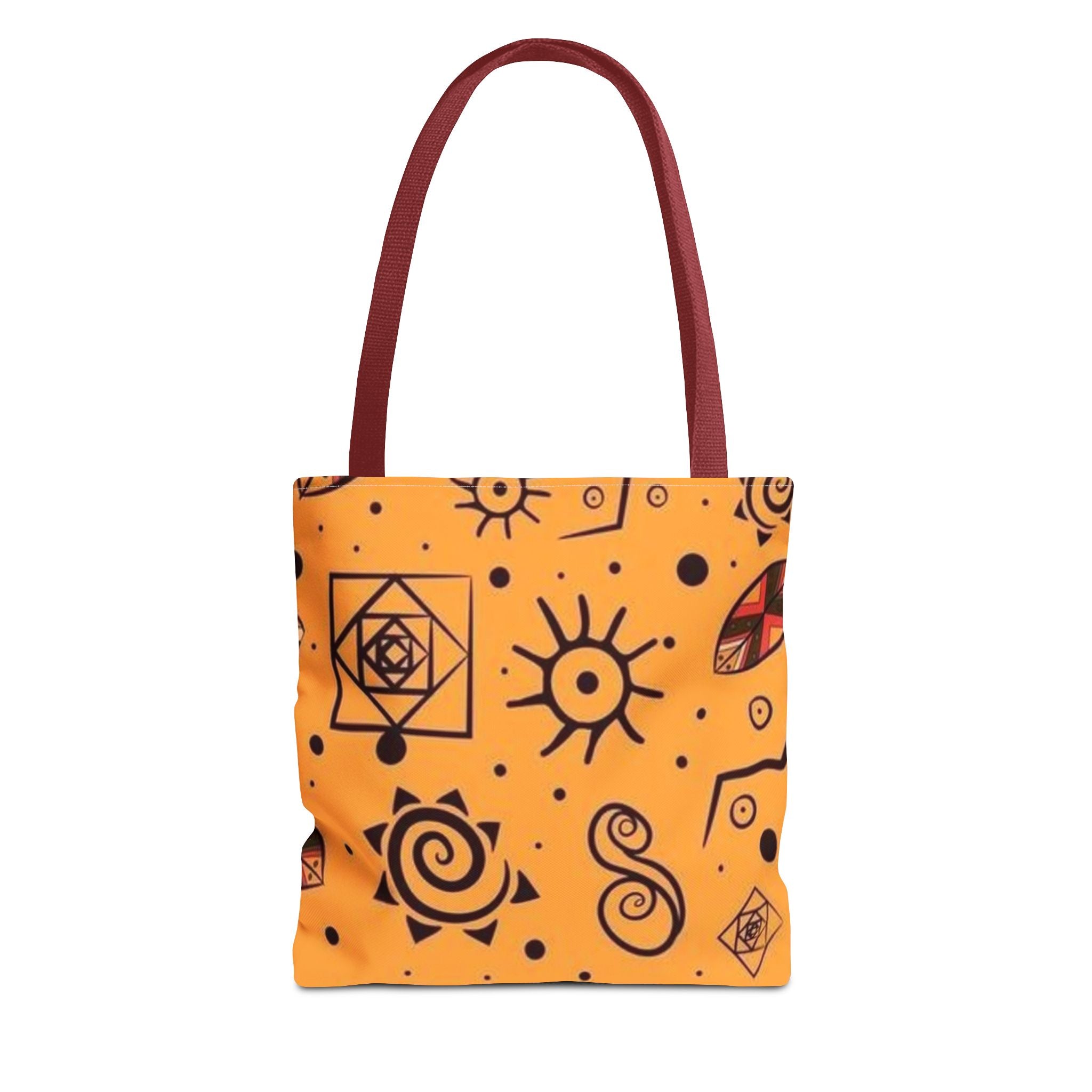 Bohemian Tote Bag, Colorful AOP Shopping Bag, Summer Beach Bag, Festival Accessory, Gift for Her