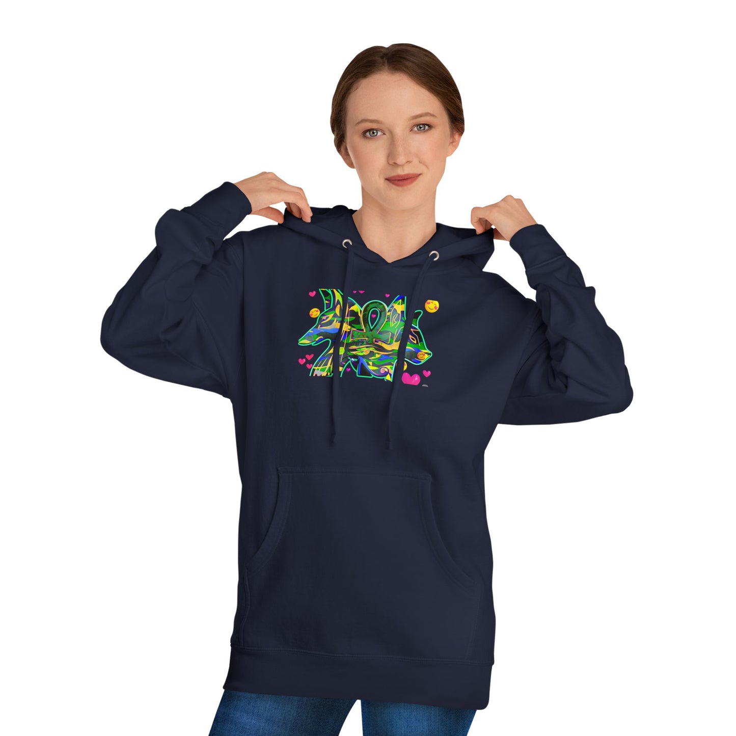 Vibrant Unisex Hooded Sweatshirt with Colorful Abstract Design, Cozy Streetwear, Gift for Art Lovers, Casual Wear, Trendy Style, [...]