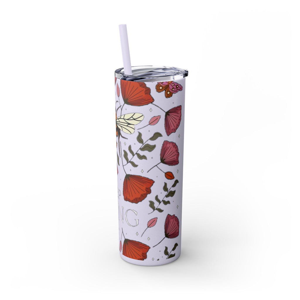 Skinny Tumbler with Straw, 20oz