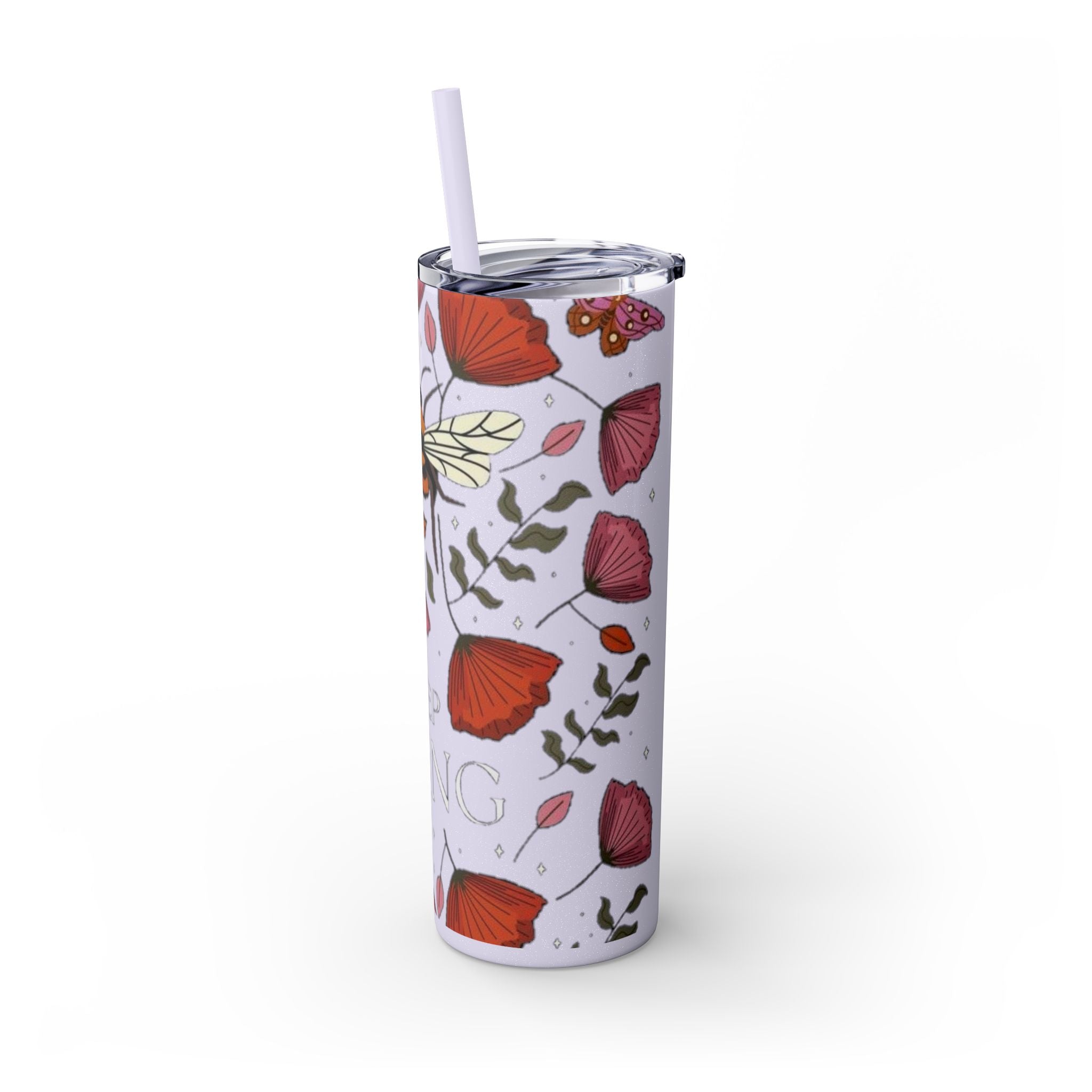 Skinny Tumbler with Straw, 20oz
