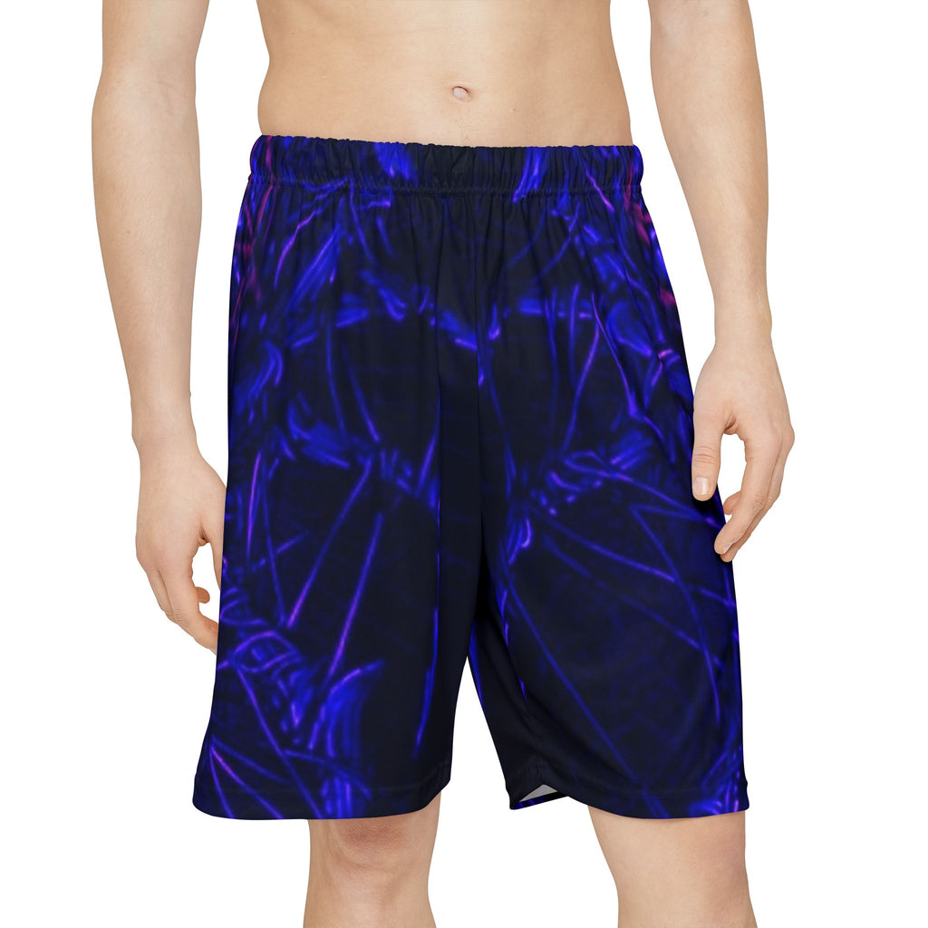 Men’s Vibrant Pattern Sports Shorts - Athletic Wear for Active Lifestyles