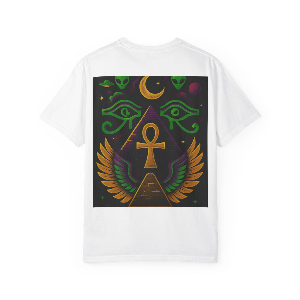 Mystical Ankh Graphic T-Shirt, Unisex Tee, Spiritual Gift, Unique Fashion, Festival Wear, Everyday Comfort