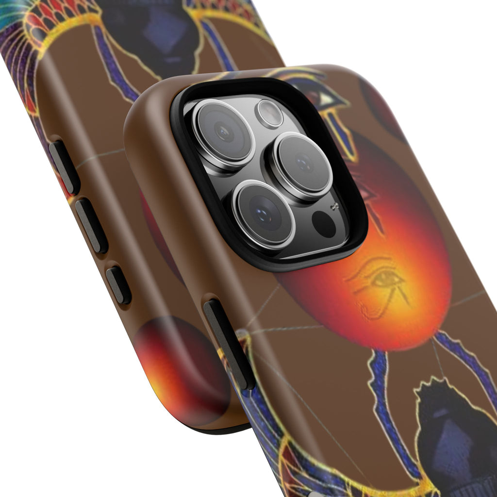 Egyptian Scarab Phone Case | Tough Cases for Unique Style, Protective Cases, Artistic Phone Covers, Gifts for Art Lovers