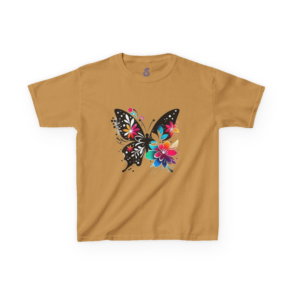 Colorful Butterfly Kids T-Shirt, Fun Summer Tee, Gift for Kids, Cute Butterfly Design, Toddler Summer Apparel, Artful Kids Wear