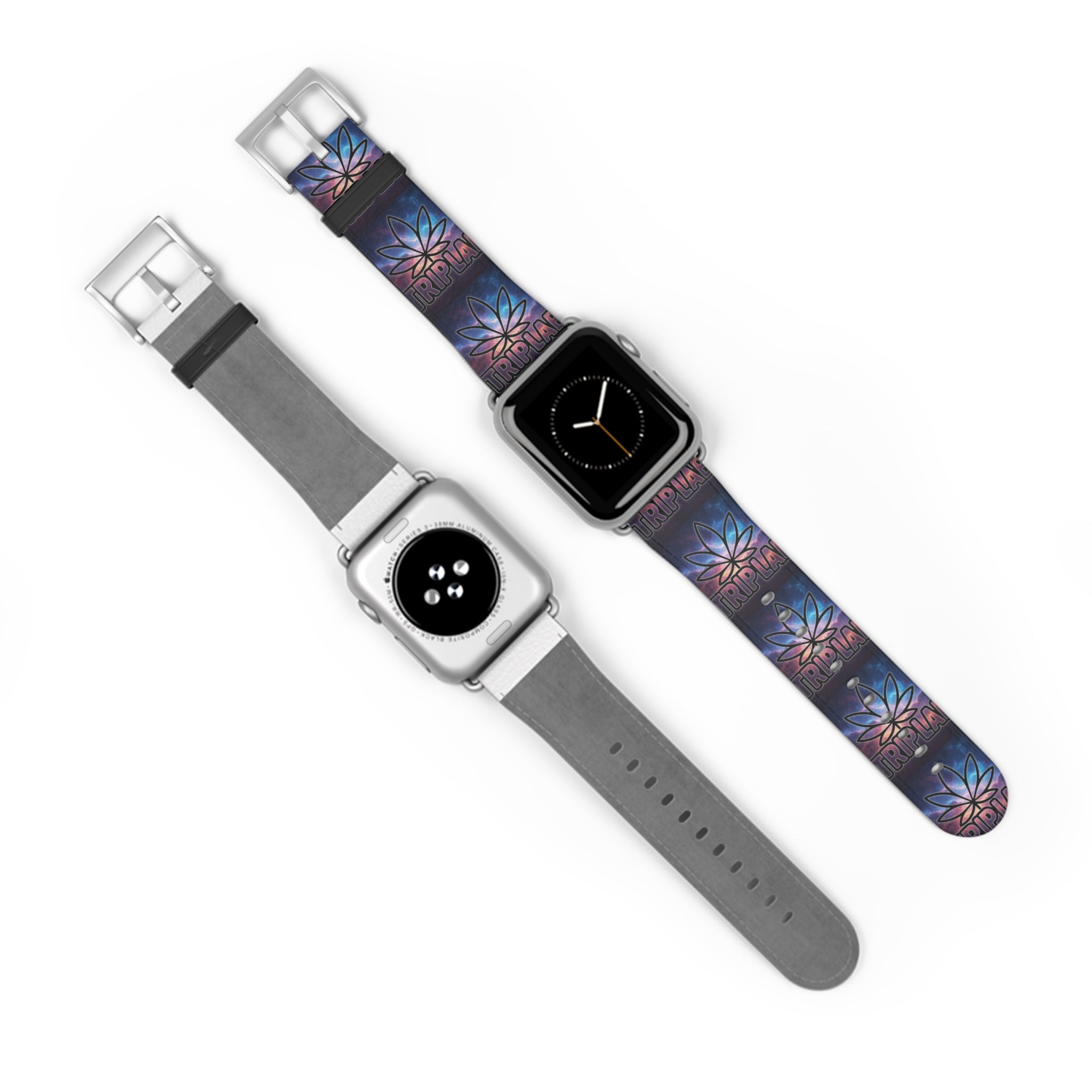Fireworks Lotus Watch Band — Floral Galaxy Apple Watch Strap