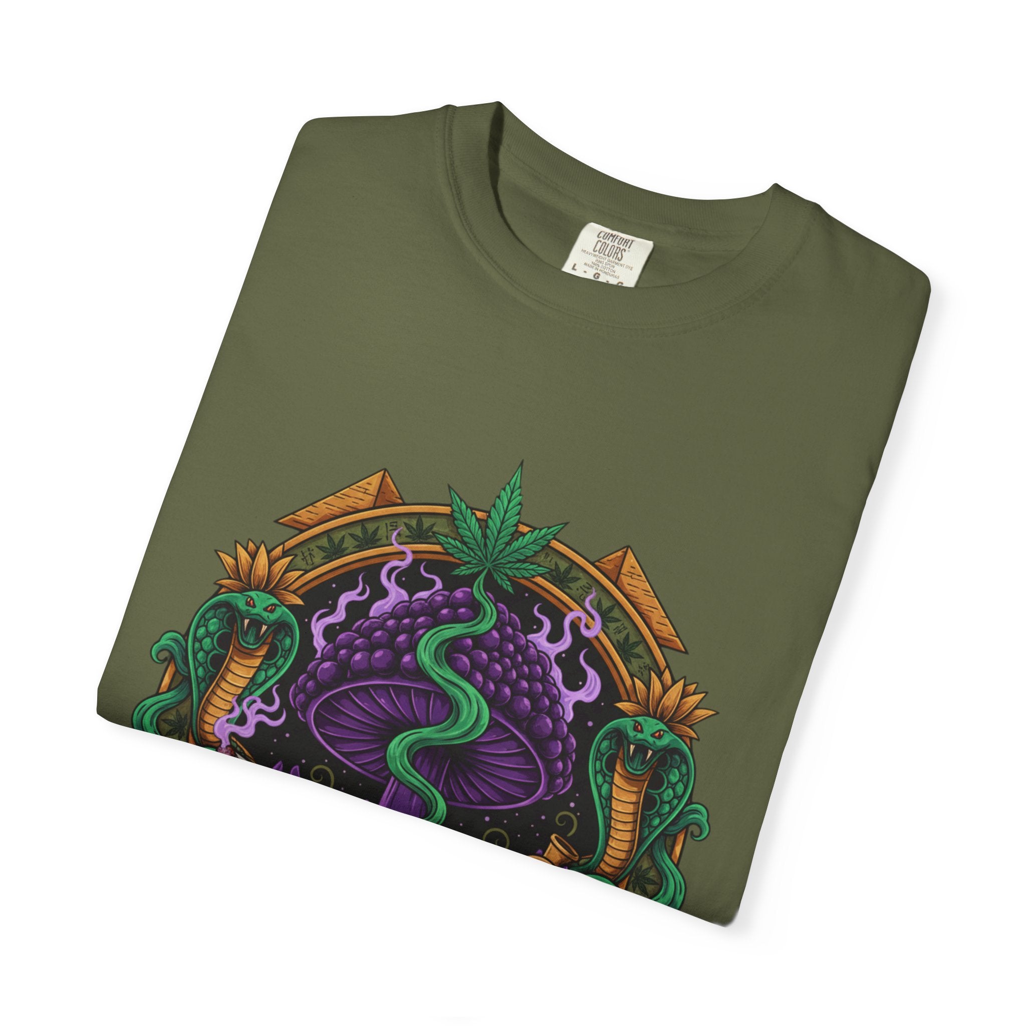 Ancient High T-Shirt — Mystical Snake & Egyptian Scarab Graphic Tee