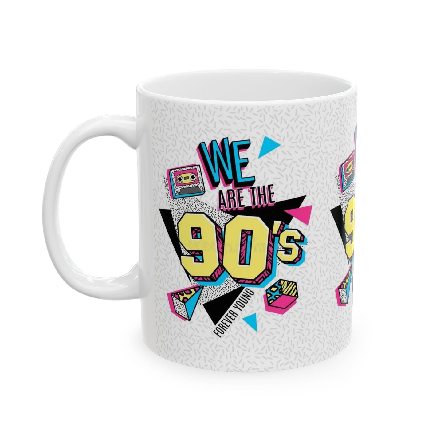 90's Nostalgia Ceramic Mug - Retro Fun for Coffee Lovers