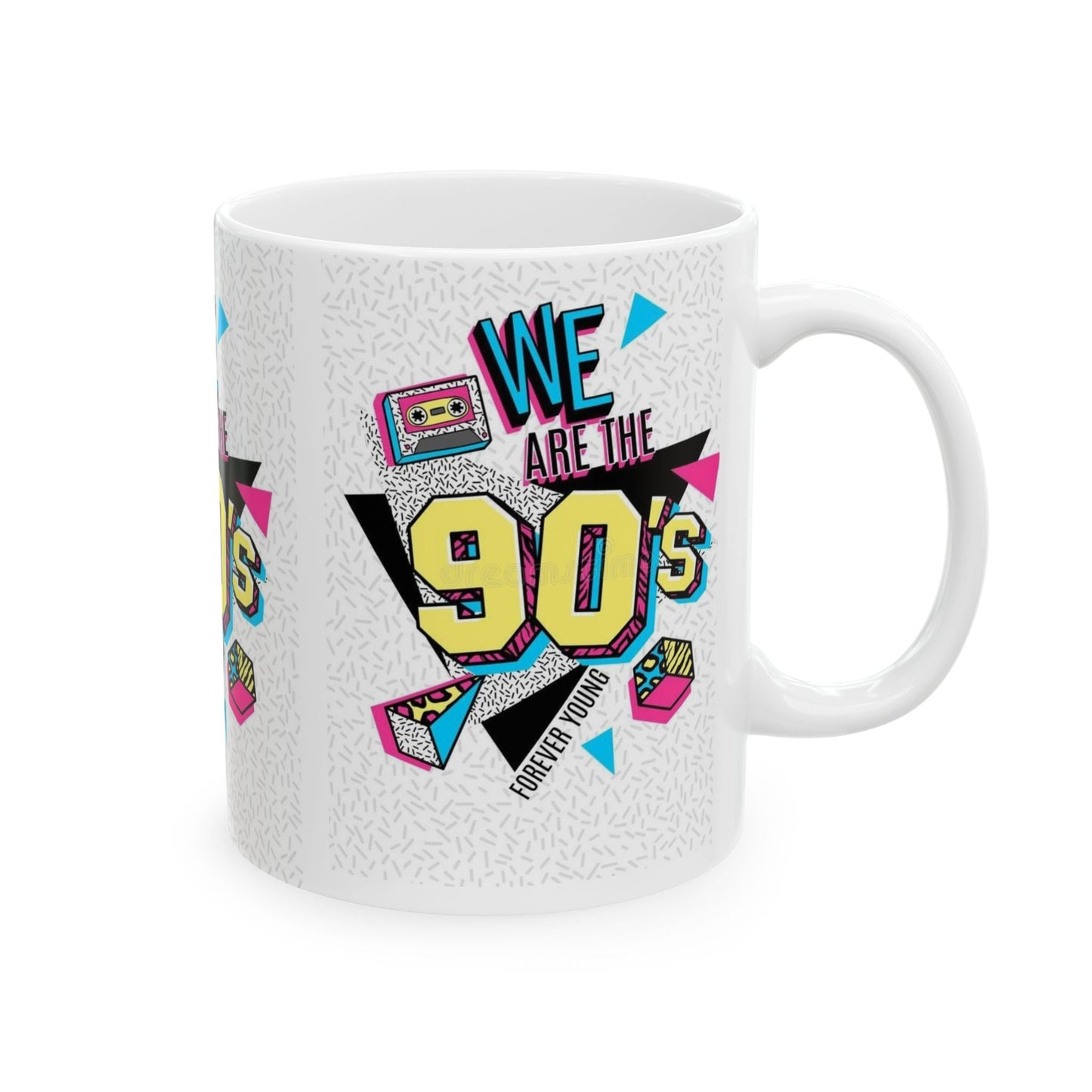 90's Nostalgia Ceramic Mug - Retro Fun for Coffee Lovers