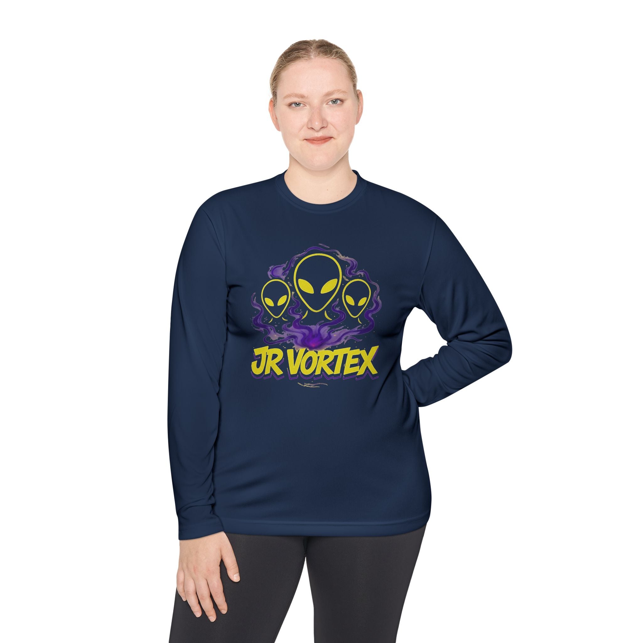JR Vortex Alien Unisex Lightweight Long Sleeve Tee