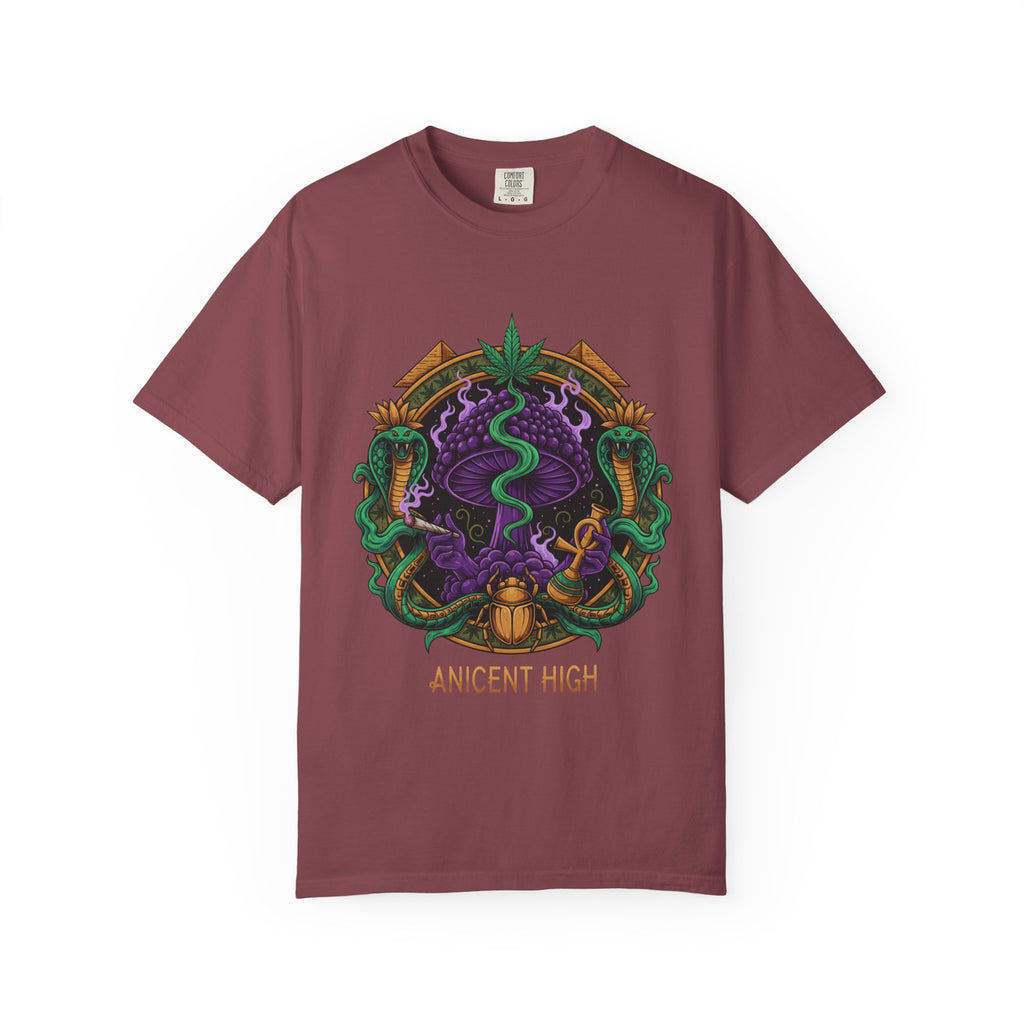 Ancient High T-Shirt — Mystical Snake & Egyptian Scarab Graphic Tee