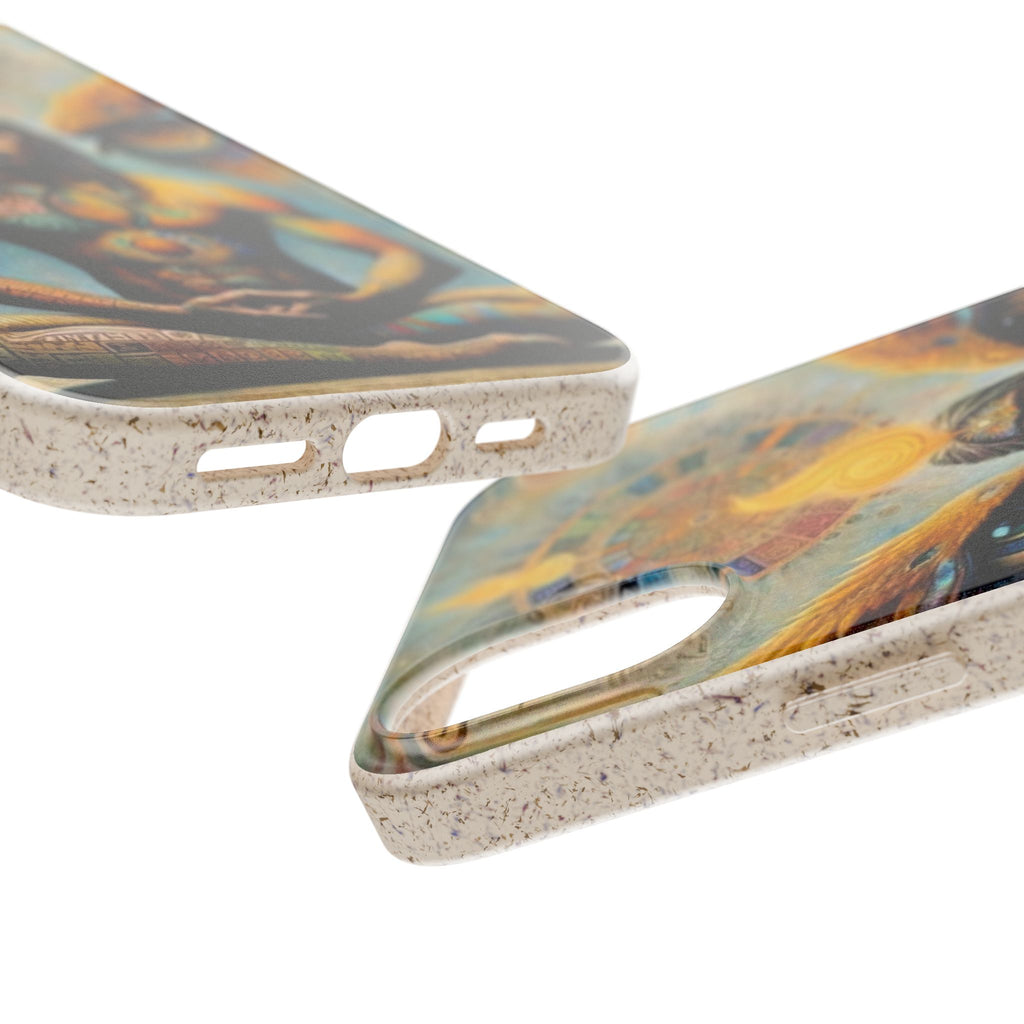 Eco-Friendly Biodegradable Phone Case with Spiritual Design