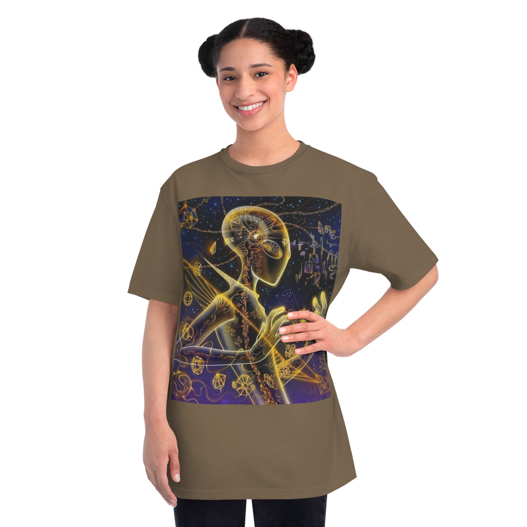 Cosmic Vibes T-Shirt - Alien👽🛸🔖 Design, Unisex Tee, Music Festival Shirt, Gifts for Space Lovers, Casual Wear, Unique Art T-Shirt