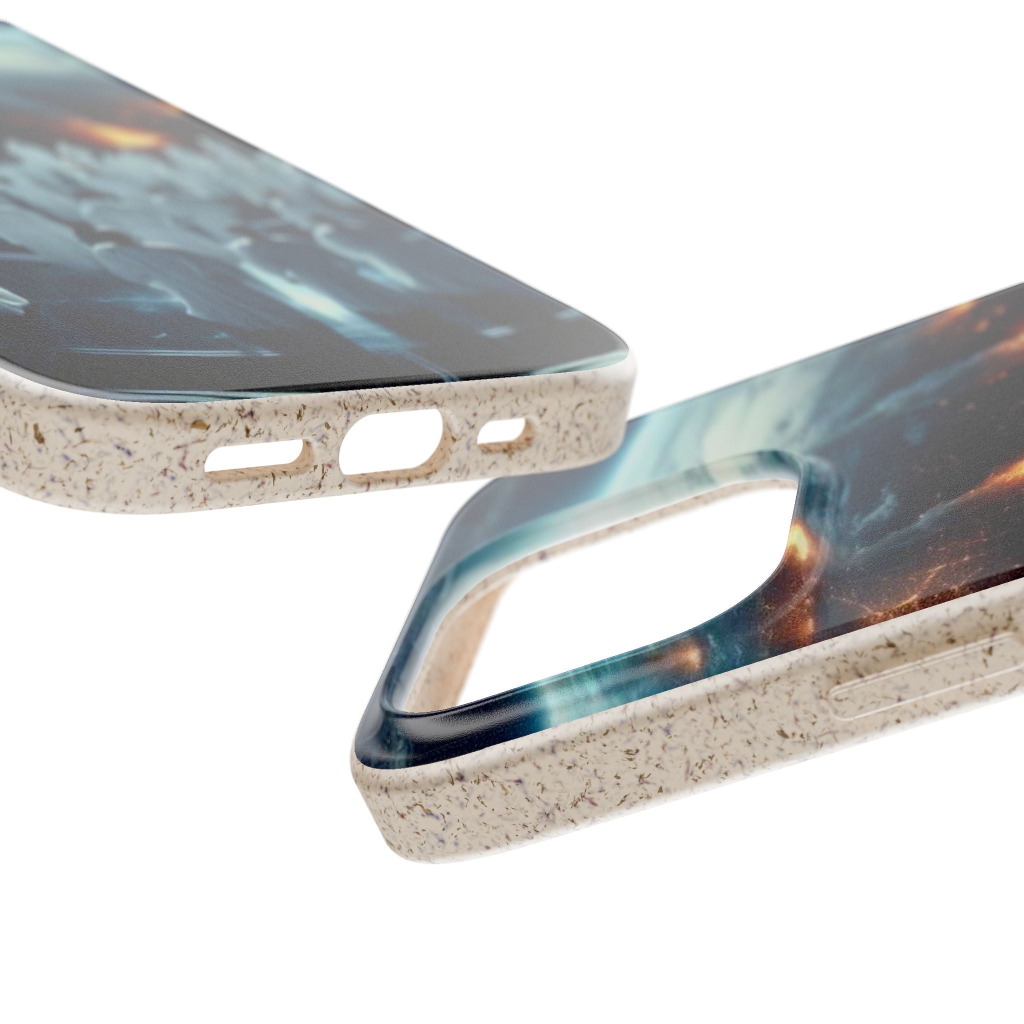 Galactic Gathering Biodegradable Phone Case - Eco-Friendly Cosmic Design