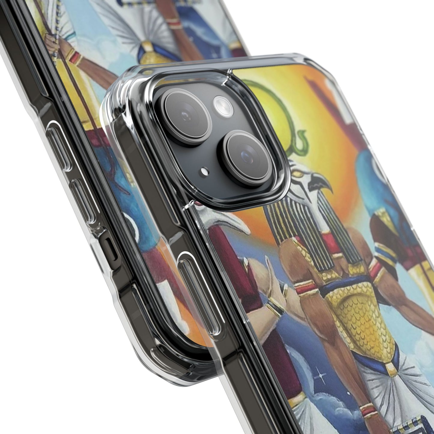 Egyptian Art Phone Case - Magnetic Clear Impact Case for Stylish Protection