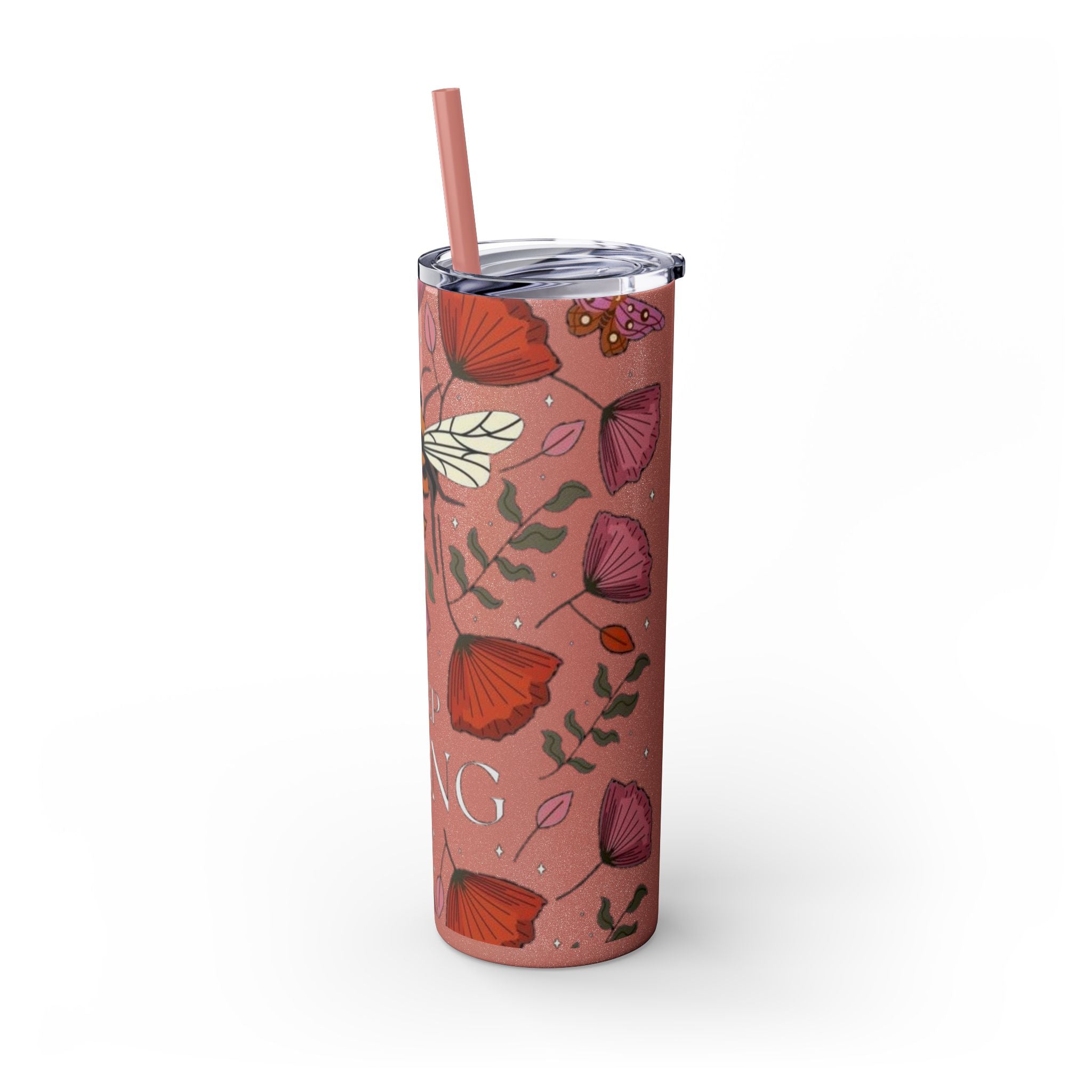 Skinny Tumbler with Straw, 20oz