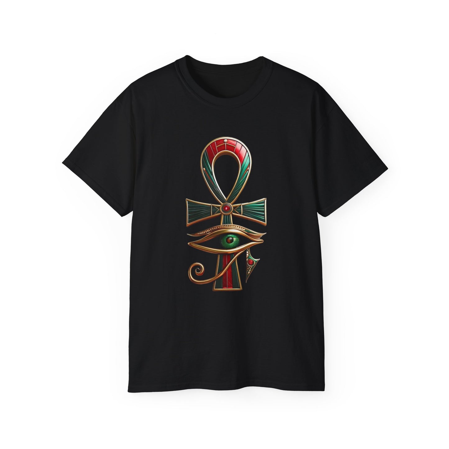 Vintage Egyptian Symbol Tee, Casual Unisex Shirt, Gifts for Historians, Unique Statement Tee, Festival Wear