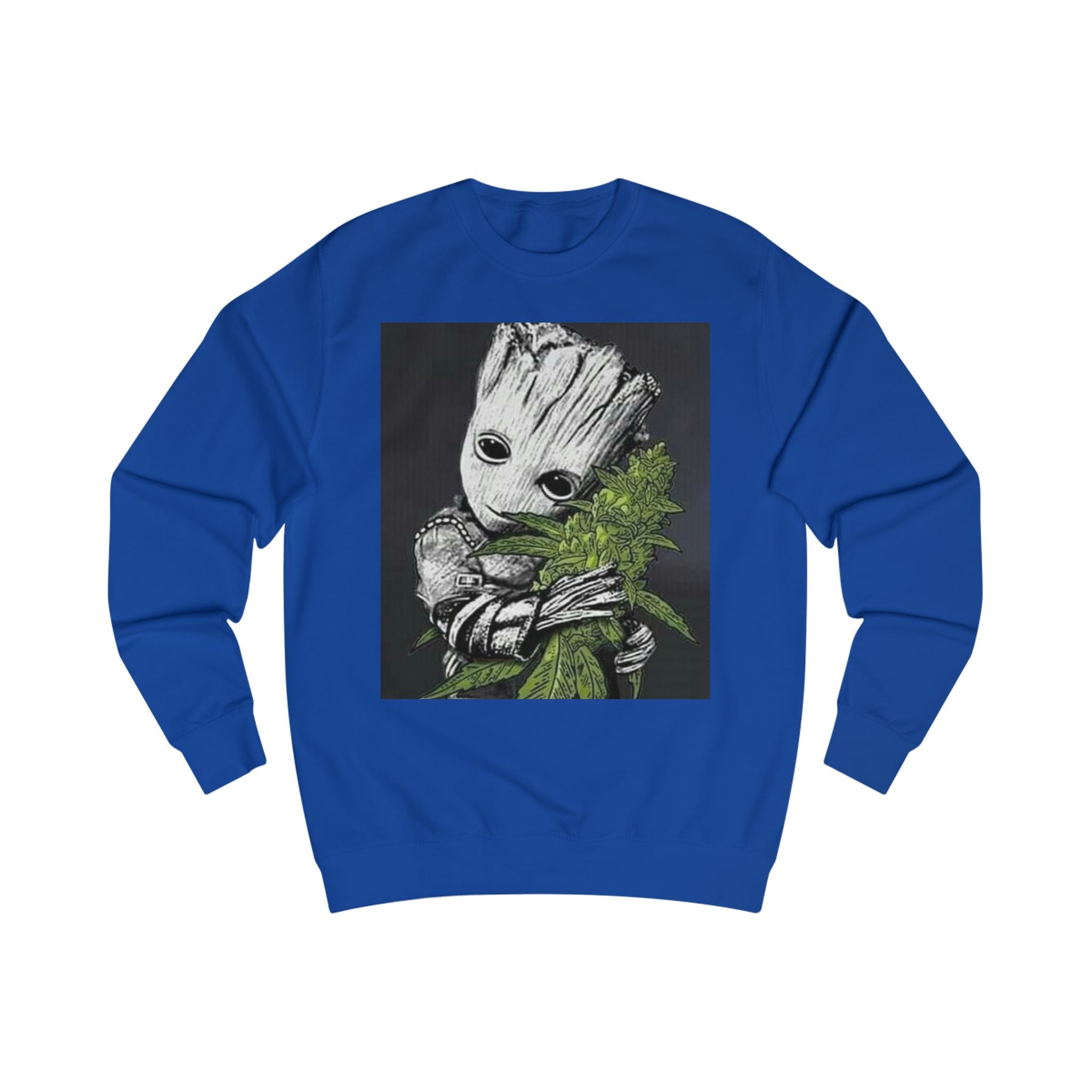 Cute Groot Cannabis Unisex Sweatshirt - Cozy & Stylish Gift for Plant Lovers