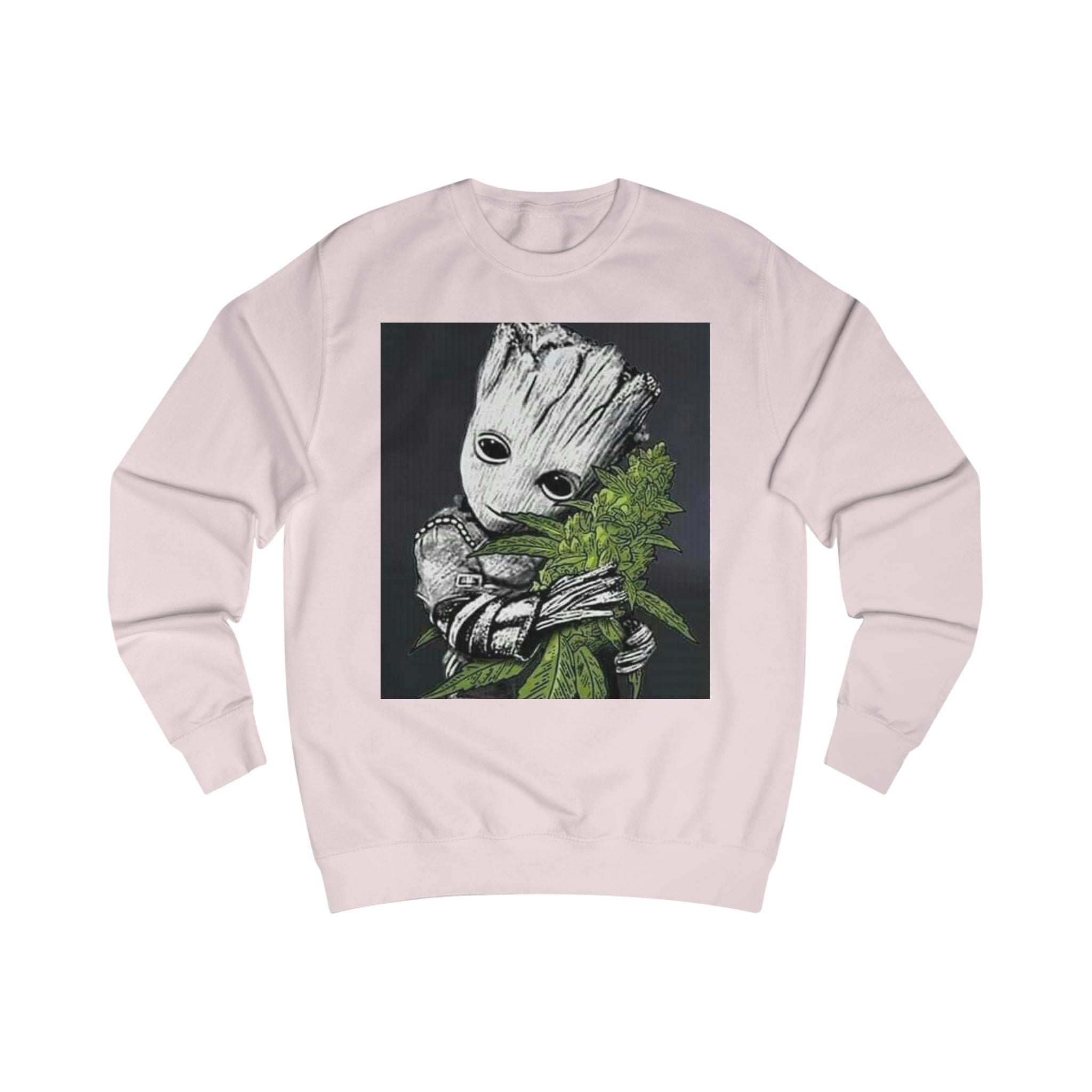 Cute Groot Cannabis Unisex Sweatshirt - Cozy & Stylish Gift for Plant Lovers