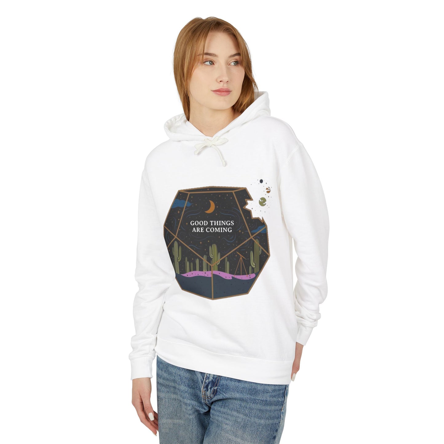 Unisex Lightweight Hooded Sweatshirt