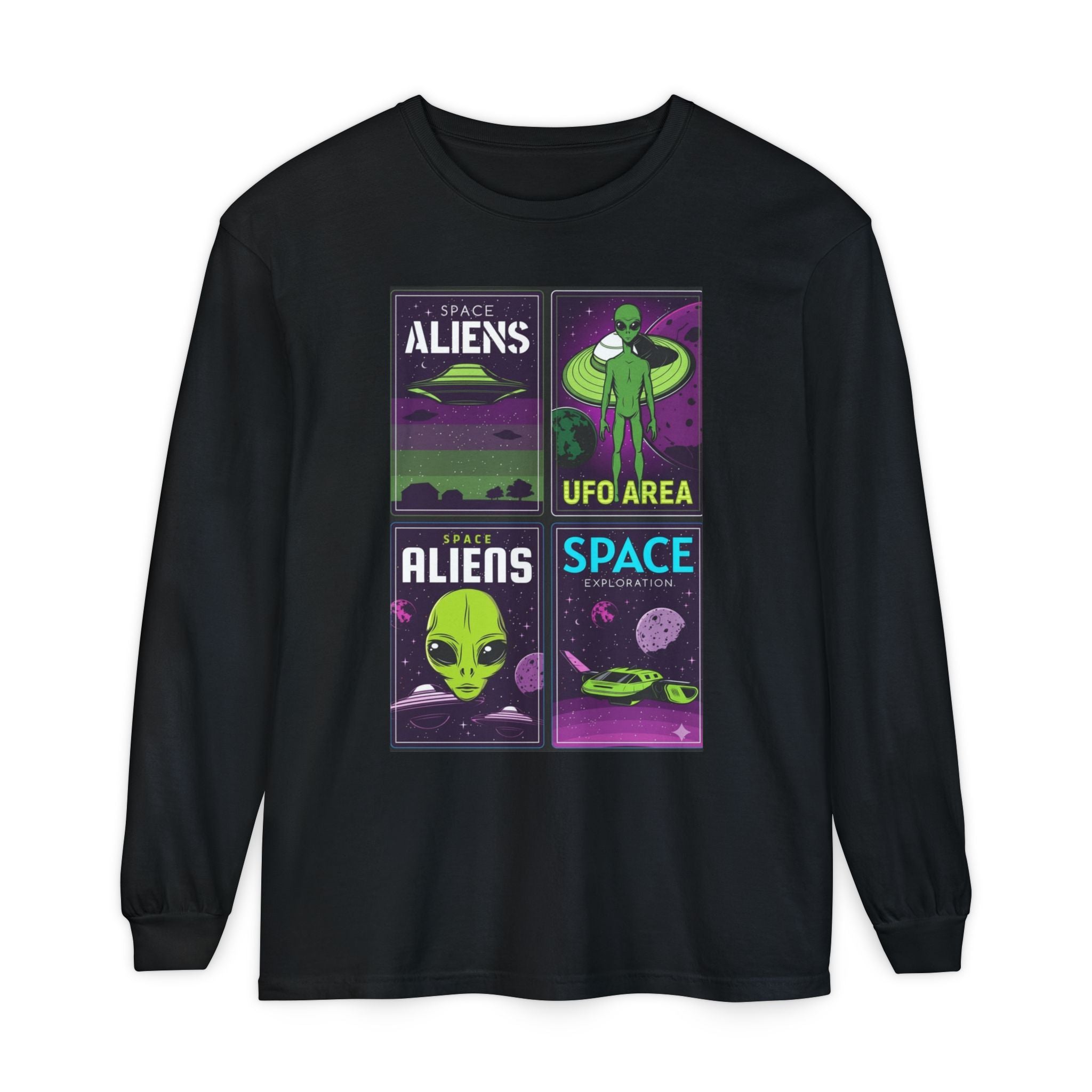 Unisex Garment-dyed Long Sleeve T-Shirt