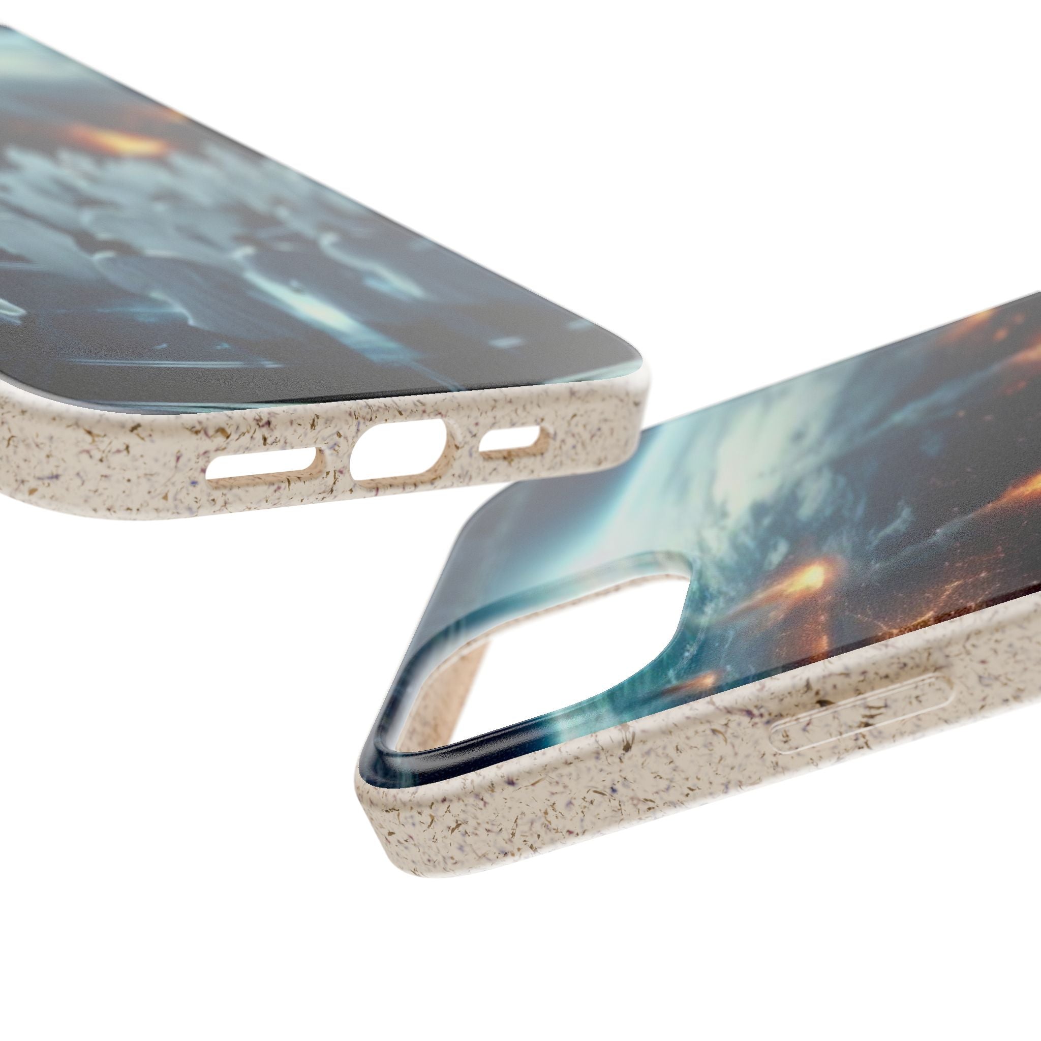 Galactic Gathering Biodegradable Phone Case - Eco-Friendly Cosmic Design