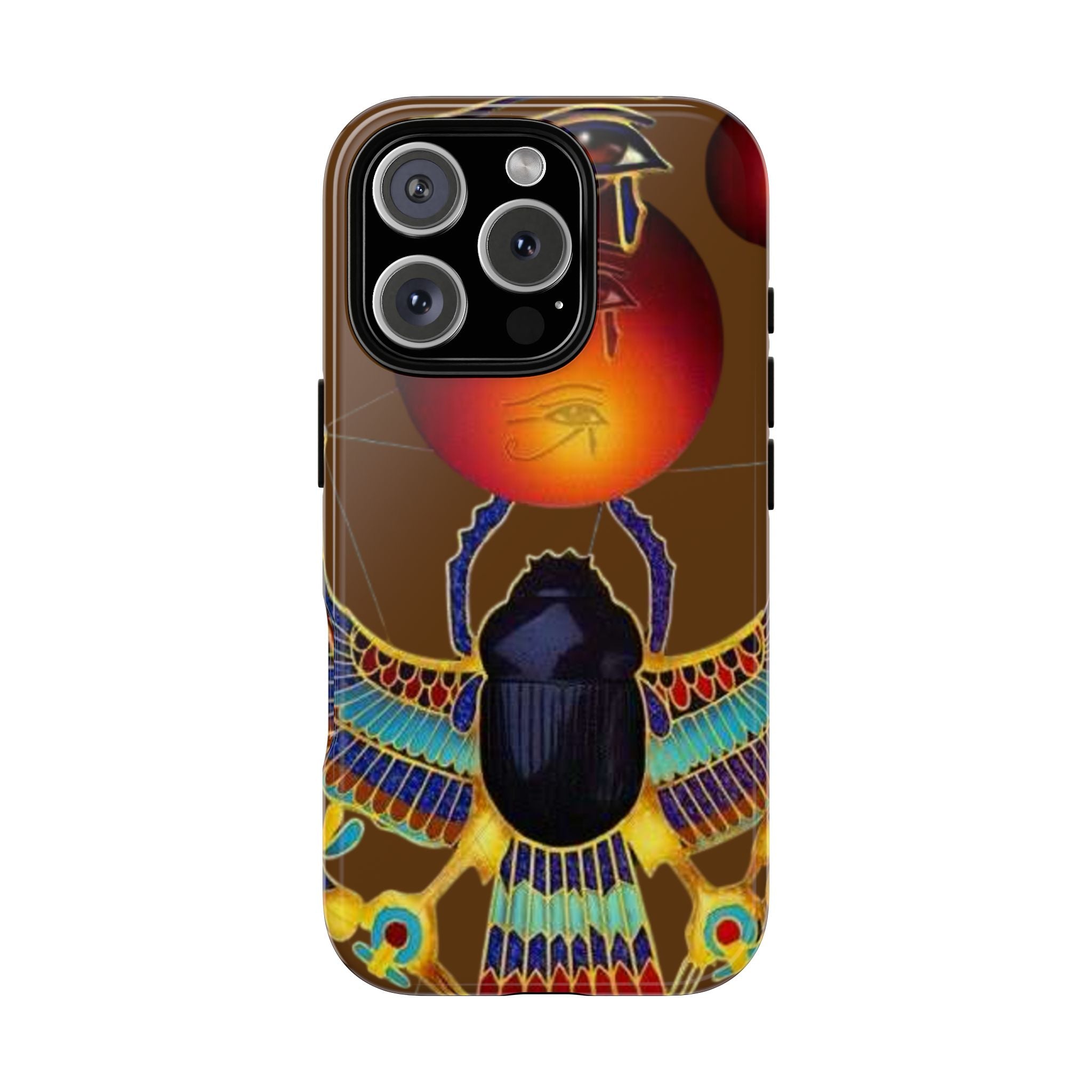 Egyptian Scarab Phone Case | Tough Cases for Unique Style, Protective Cases, Artistic Phone Covers, Gifts for Art Lovers