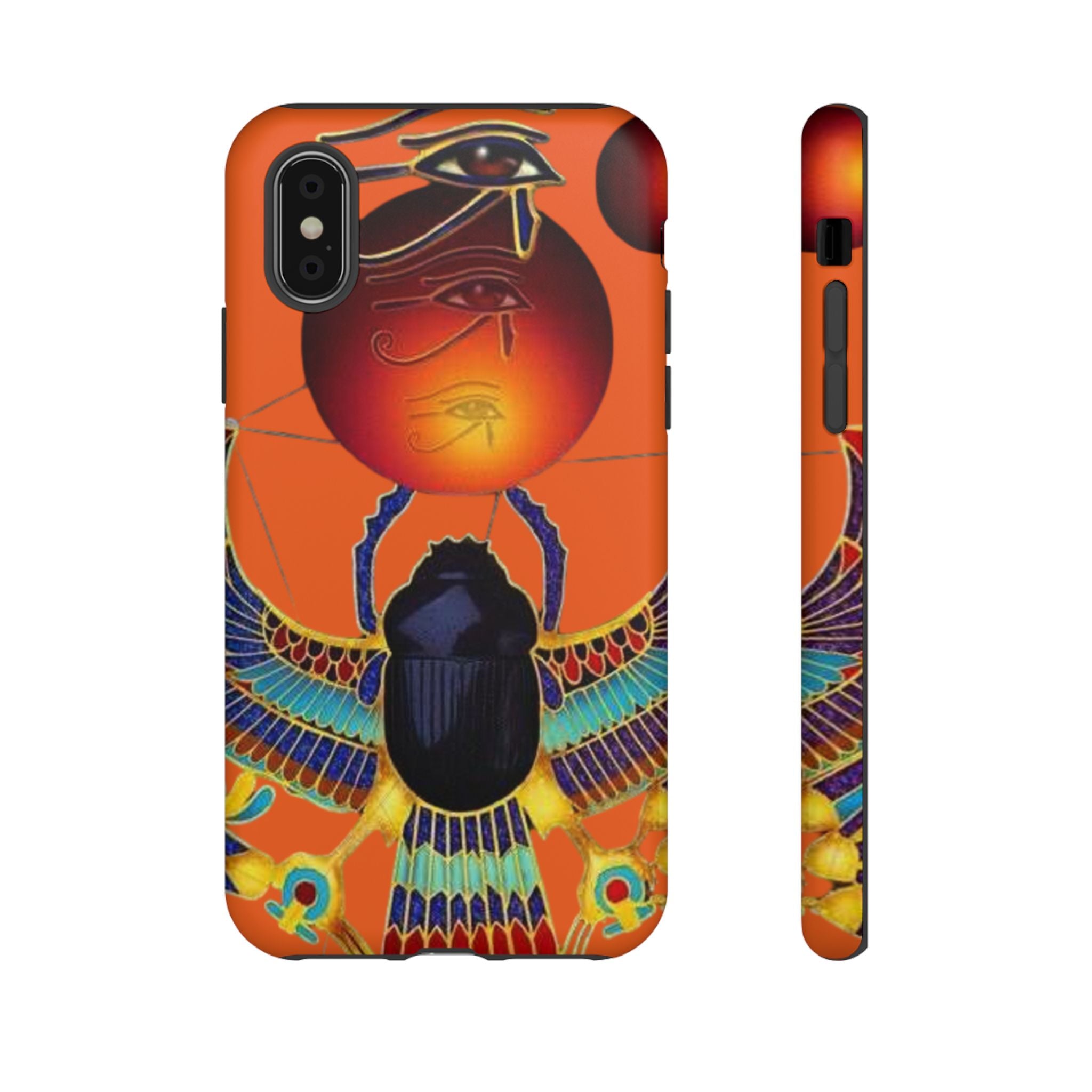 Egyptian-Inspired Phone Case, Tough Phone Cover, Unique Protective Case, Gift for Her, Vibrant Egyptian Art