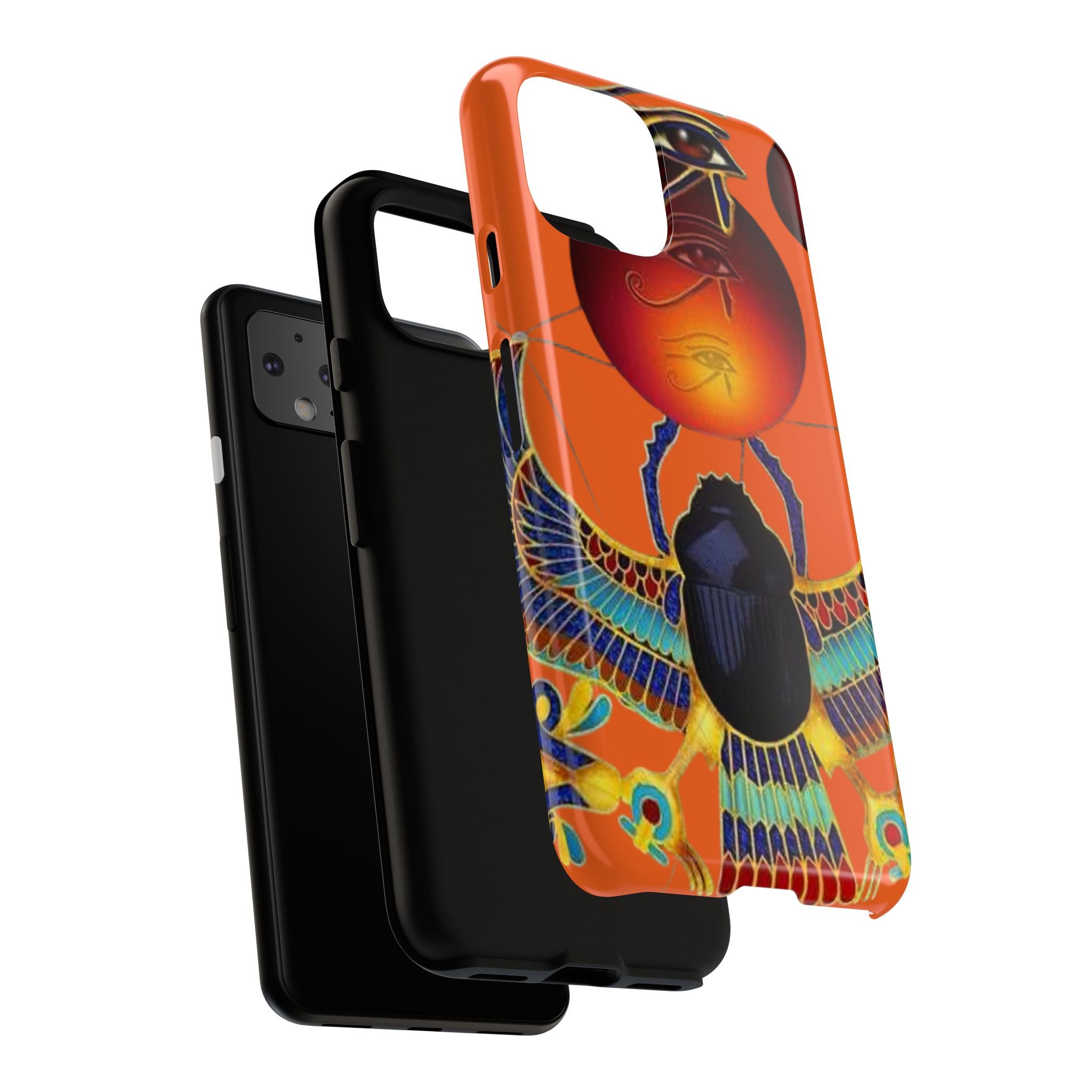 Egyptian-Inspired Phone Case, Tough Phone Cover, Unique Protective Case, Gift for Her, Vibrant Egyptian Art