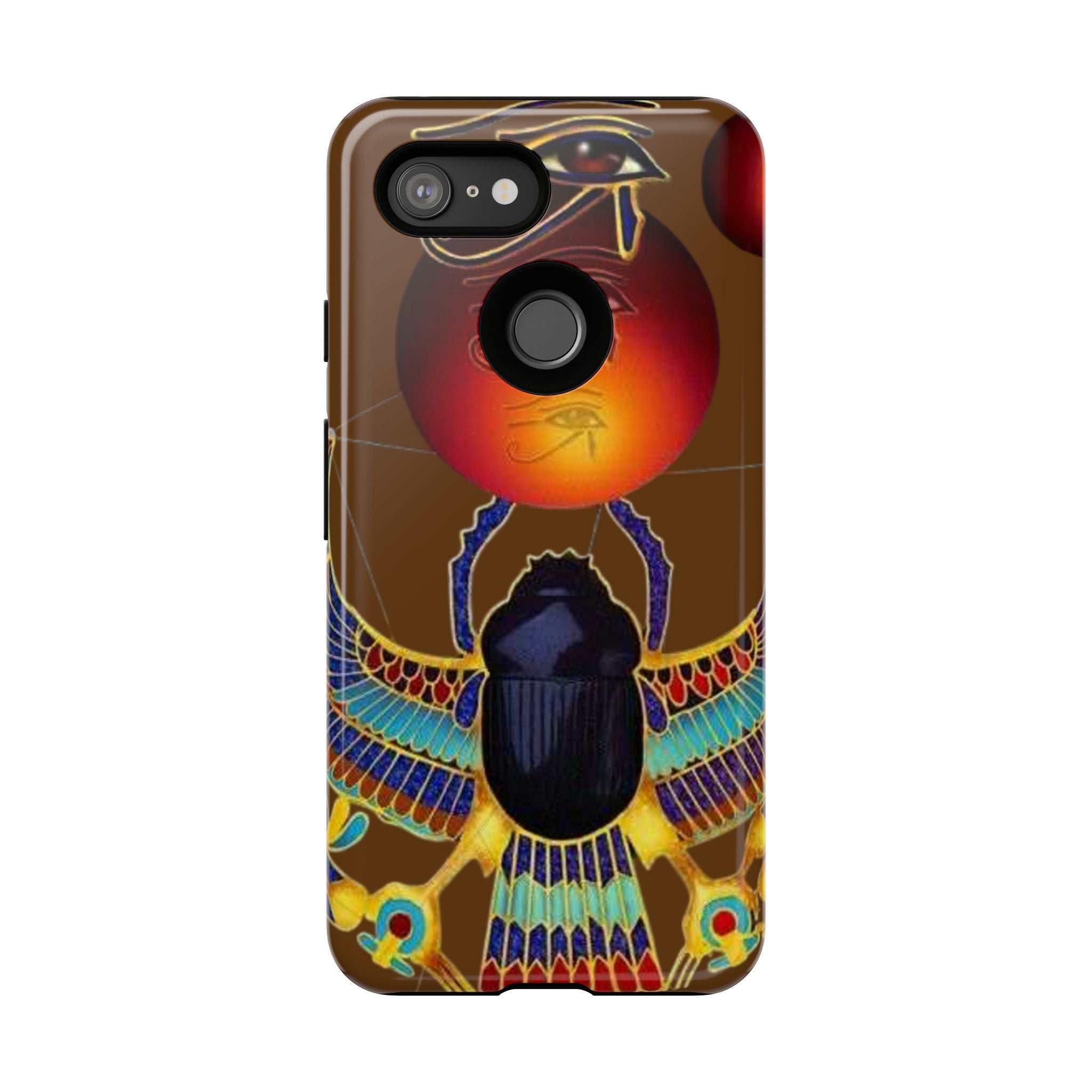 Egyptian Scarab Phone Case | Tough Cases for Unique Style, Protective Cases, Artistic Phone Covers, Gifts for Art Lovers